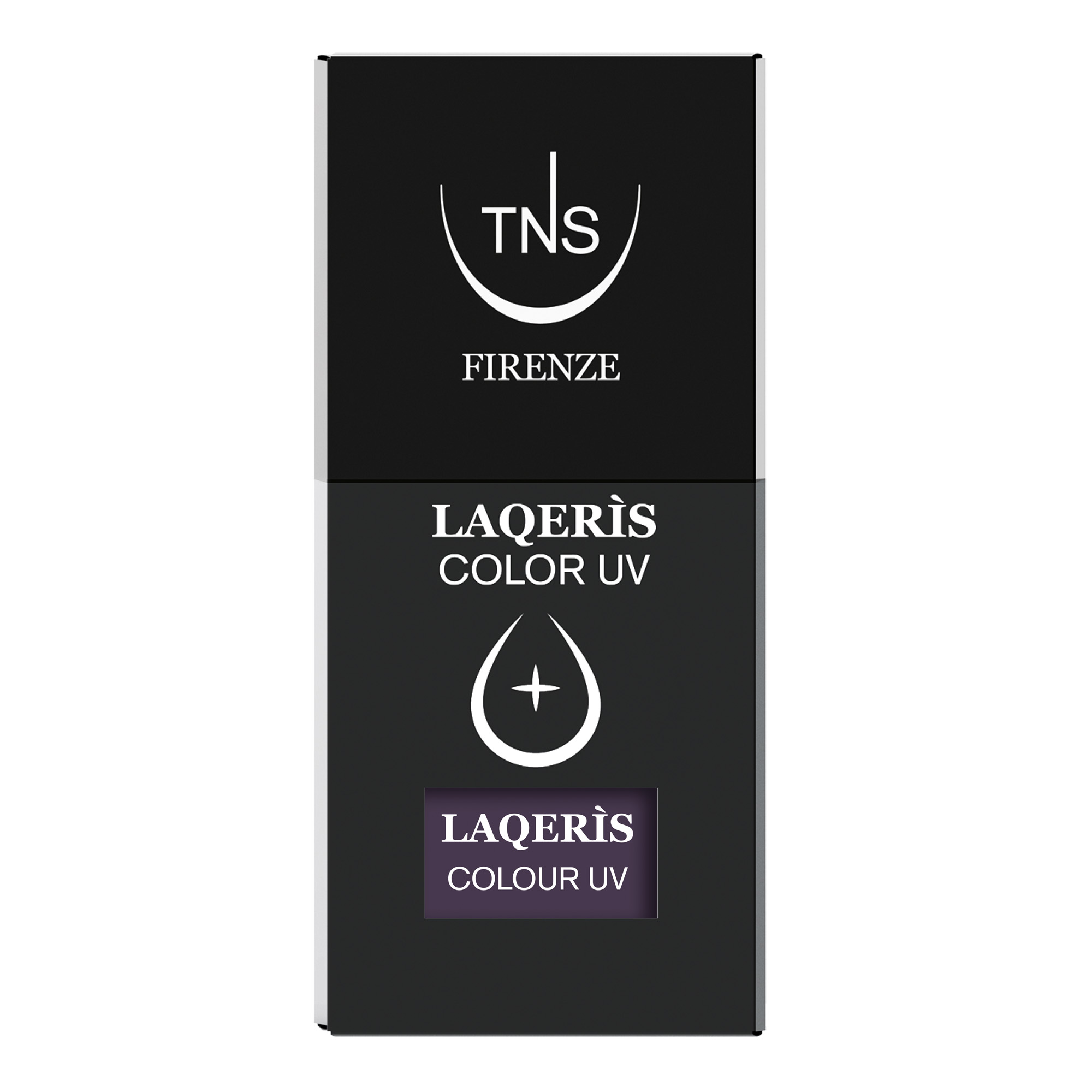 Semi-permanent nail polish dark violet Bold 10 ml Laqerìs TNS