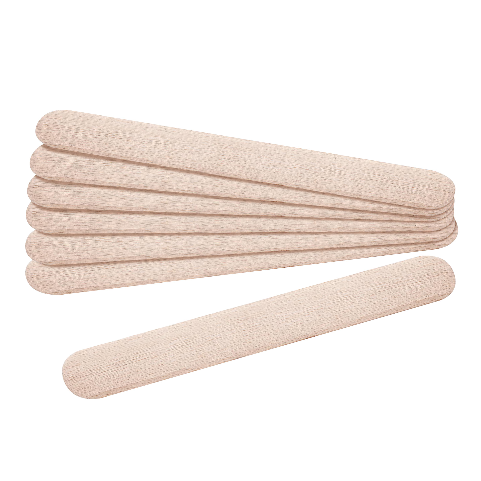 Disposable wooden spatulas for sensitive areas 50 pcs