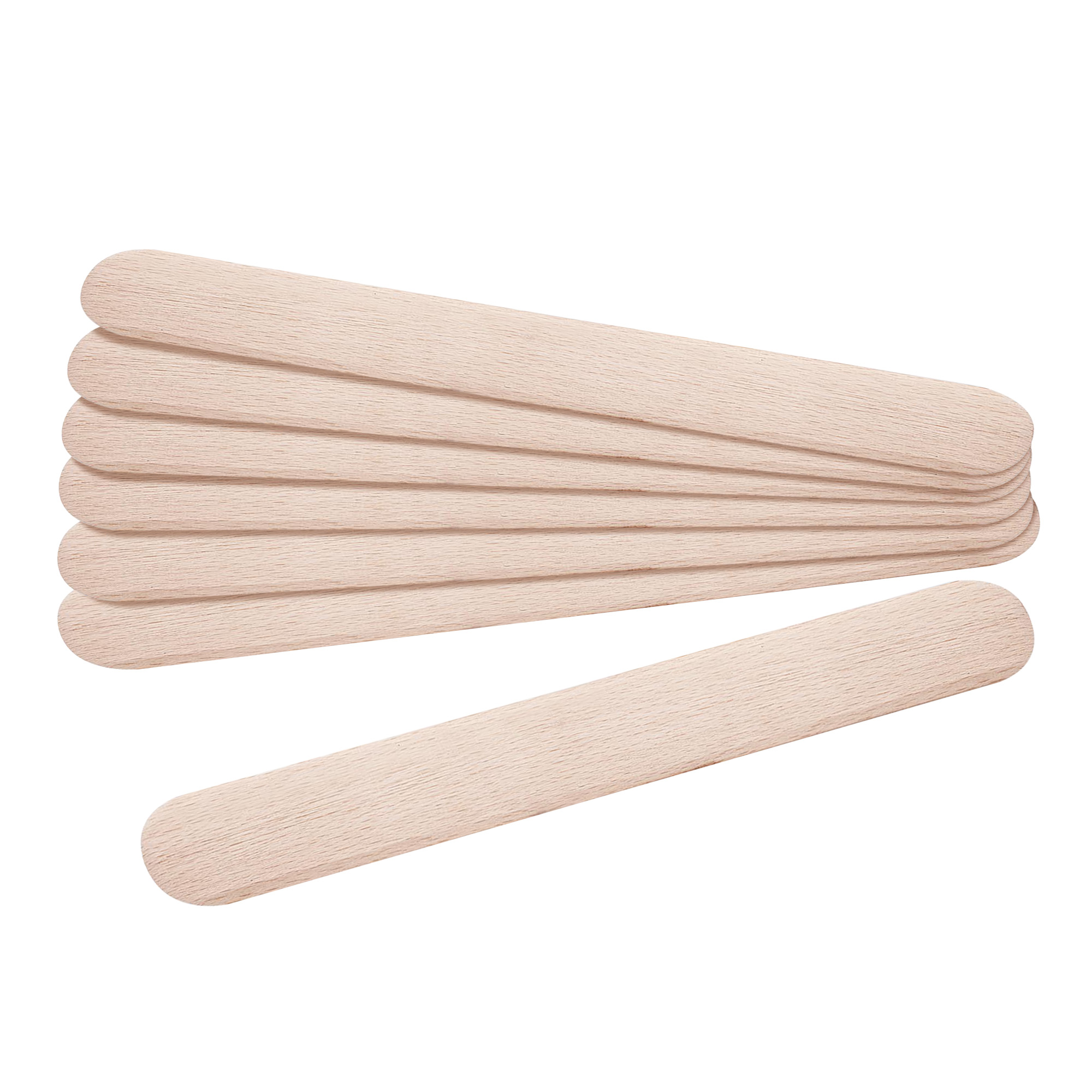 Spatules en bois jetables pour les zones délicates 50 pcs