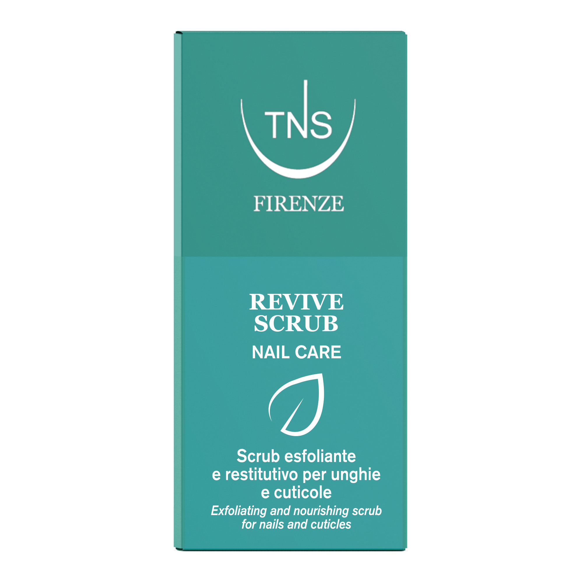 Gommage exfoliant et réparateur pour ongles et cuticules secs et abîmés Revive Scrub TNS 10 ml