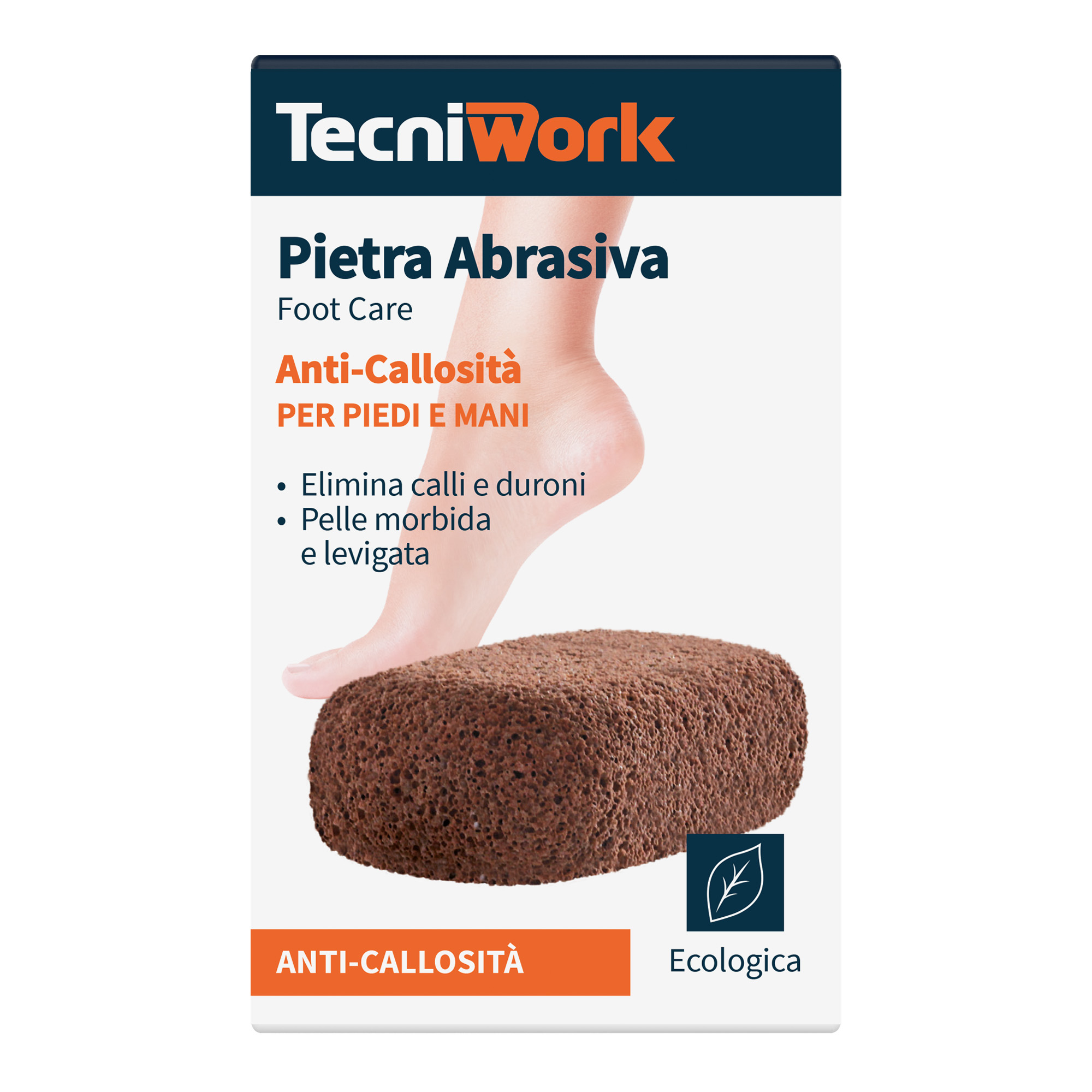 Présentoir pierre abrasive anti-callosité 12 pc