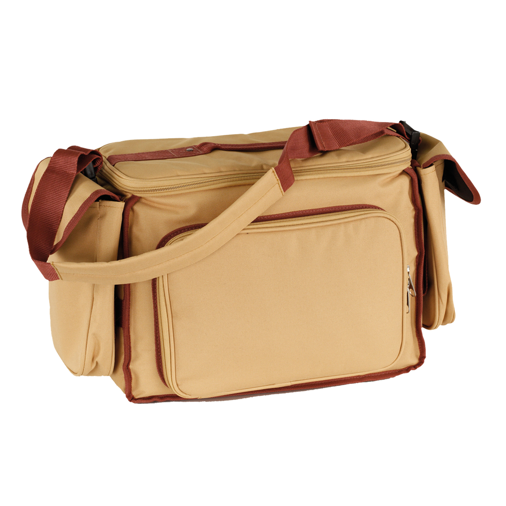 Professional beige bag for instruments and equipment