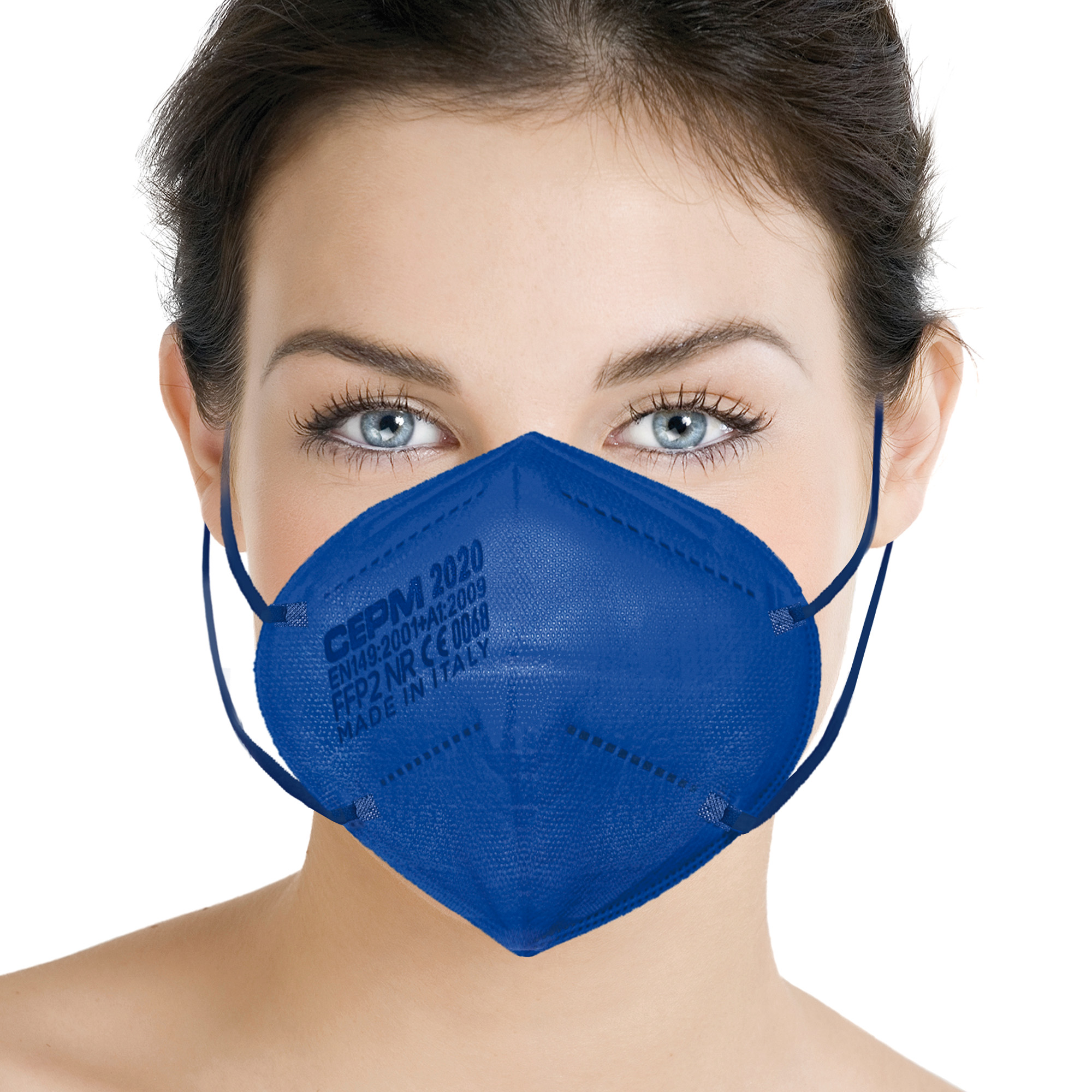 Disposable 5-layer filter mask FFP2 Blue 20 pcs