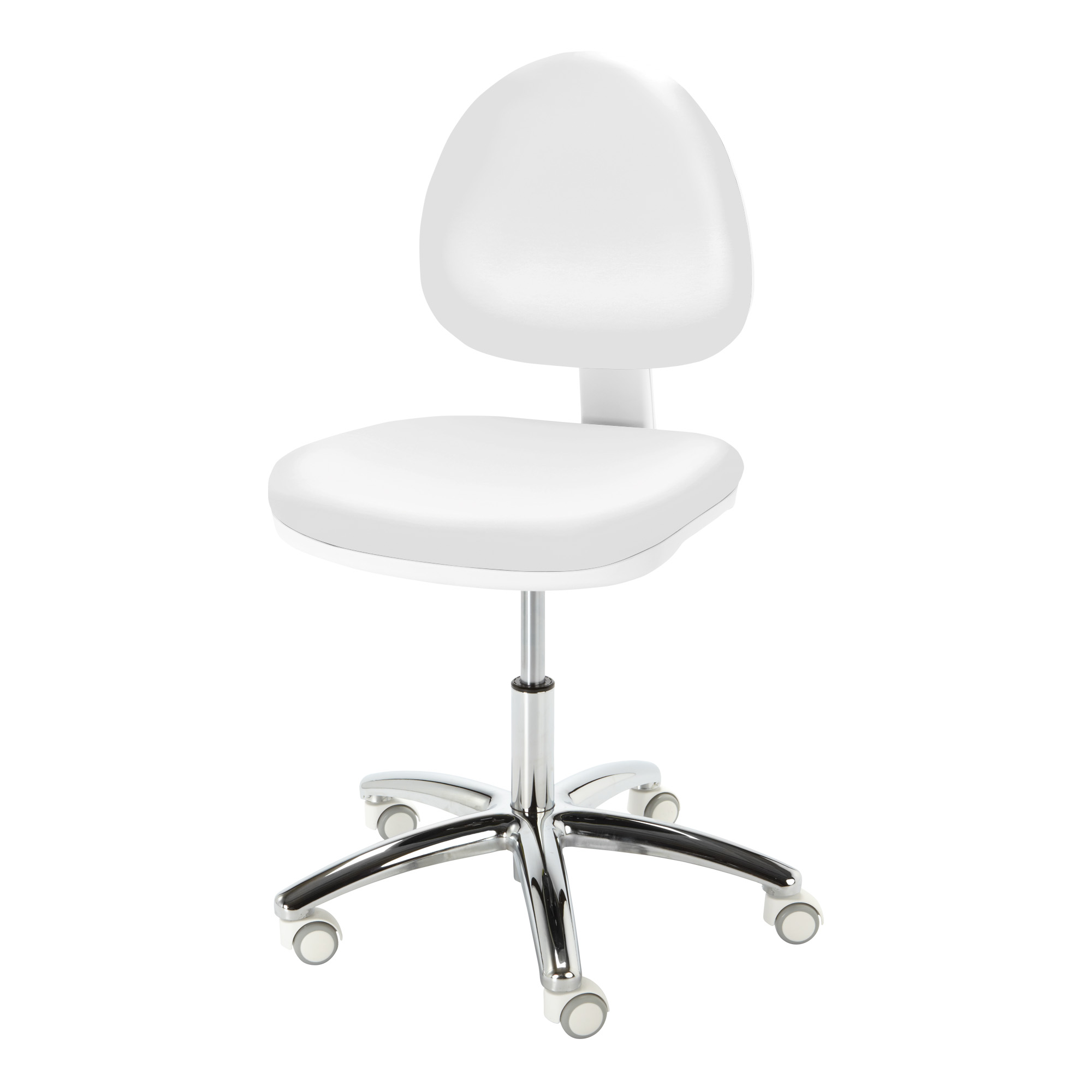 Silla con ruedas Cosmos color blanco