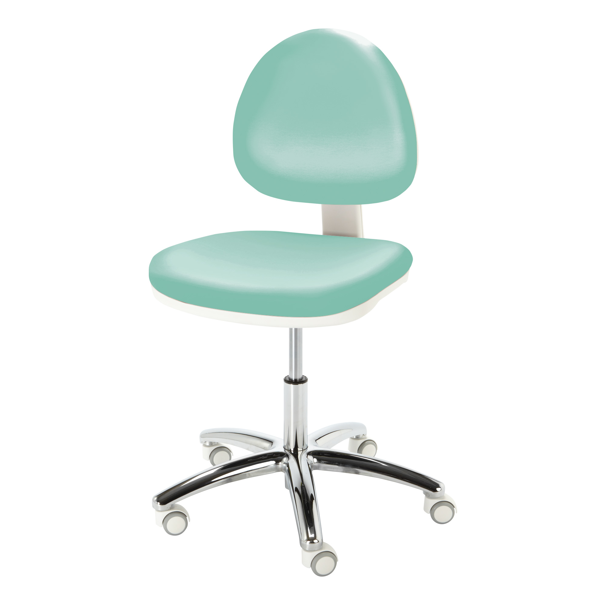 Silla con ruedas Cosmos color verde claro