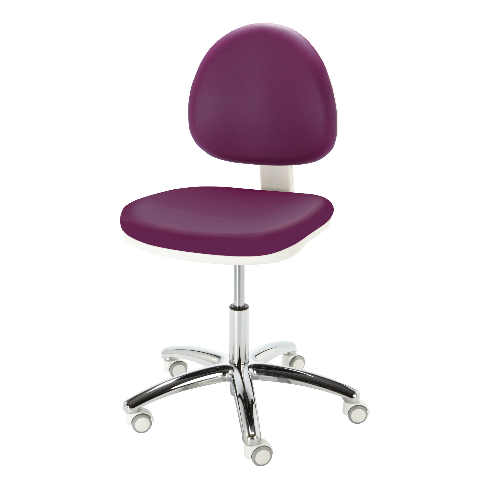 Silla con ruedas Cosmos color Orquídea