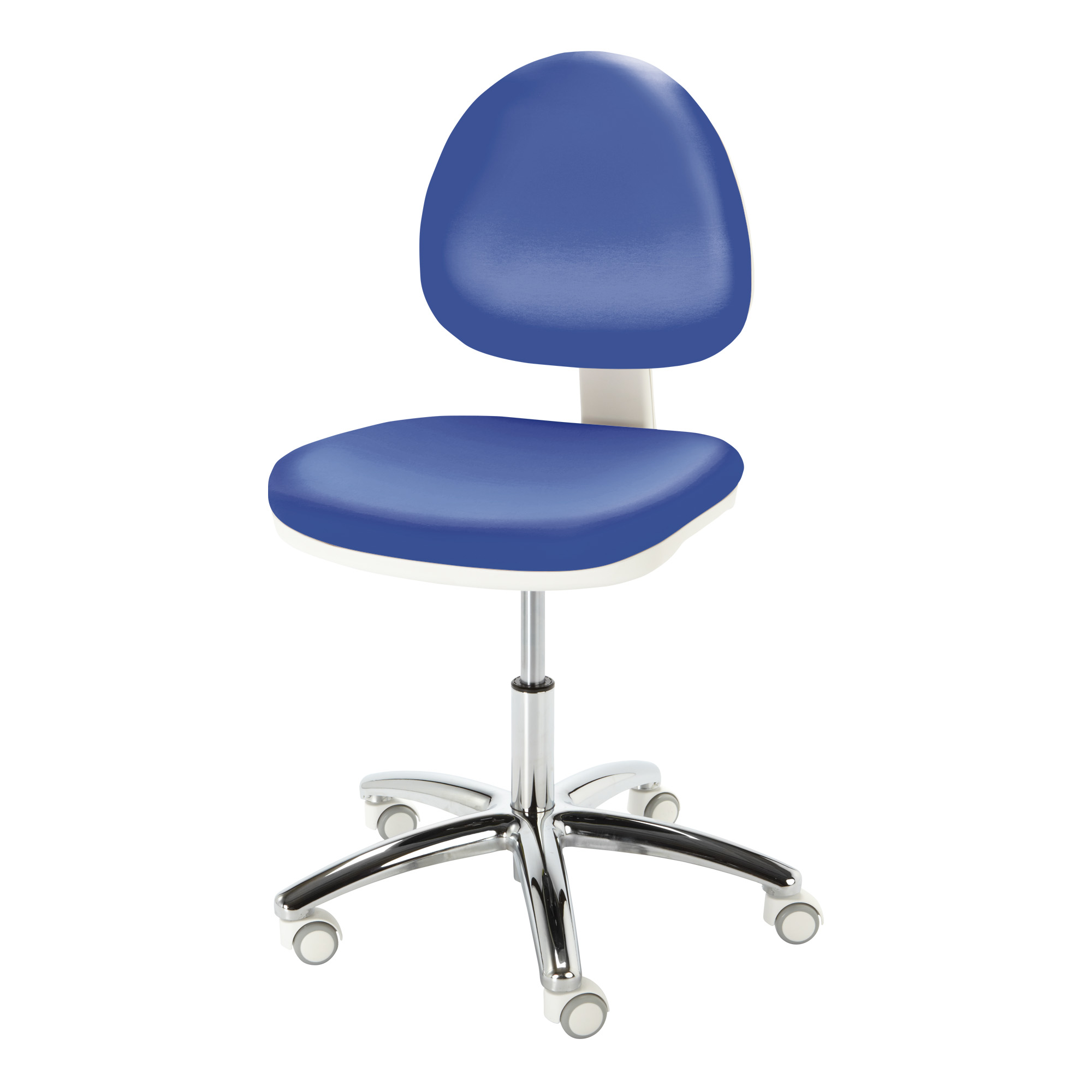 Silla con ruedas Cosmos color azul marino