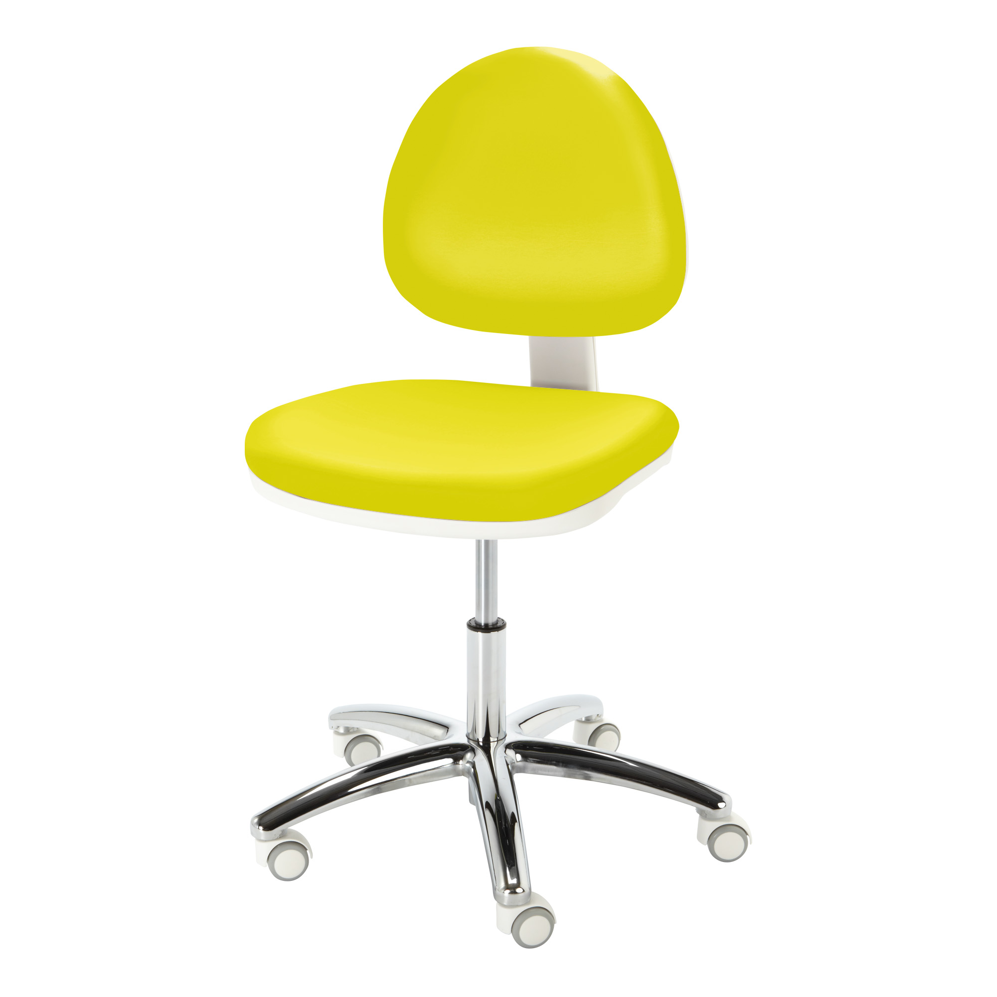 Silla con ruedas Cosmos color lima