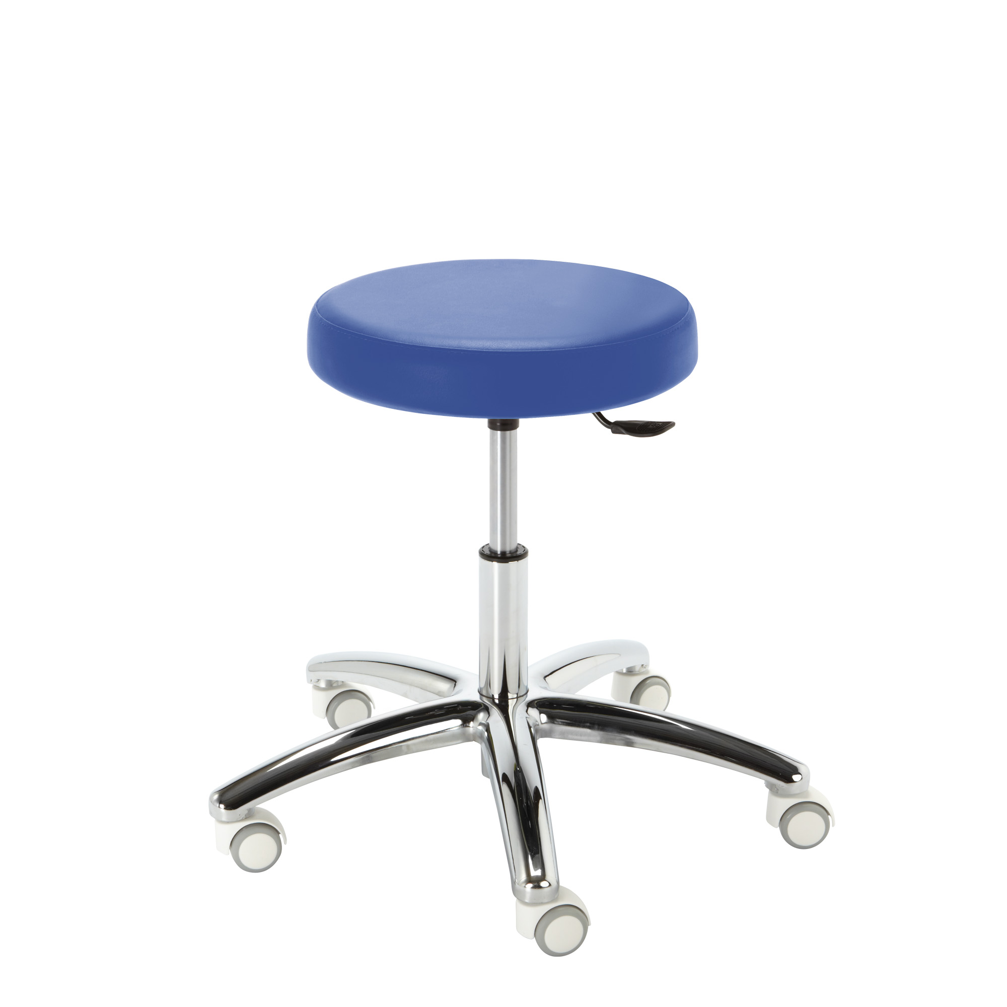 Hocker mit Rollen Monza T Farbe Meerblau