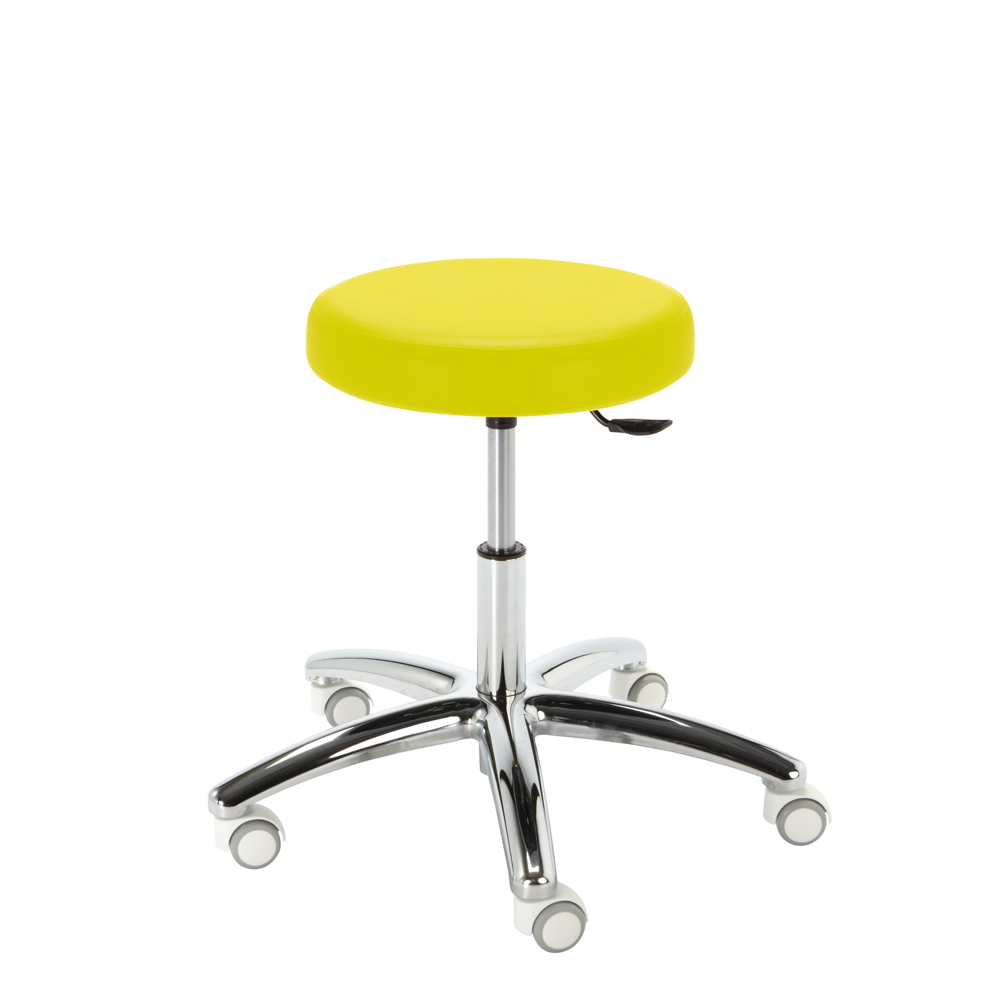 Hocker mit Rollen Monza T Farbe Limette
