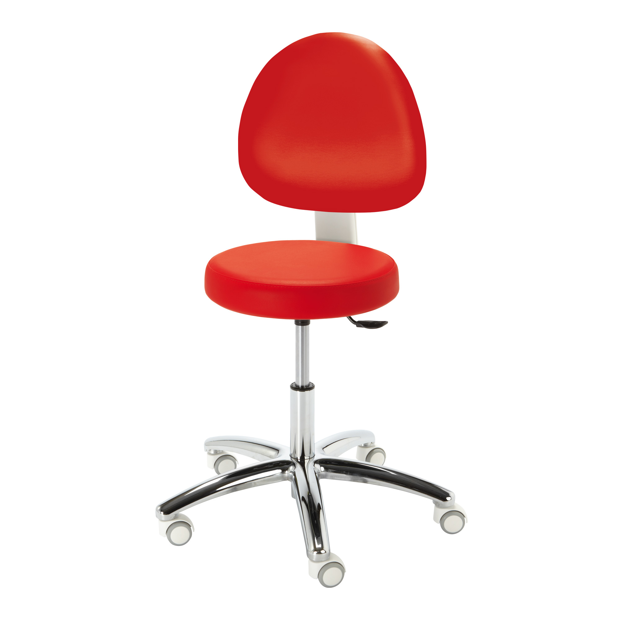 Arbeitsstuhl Monza L  Farbe Rot