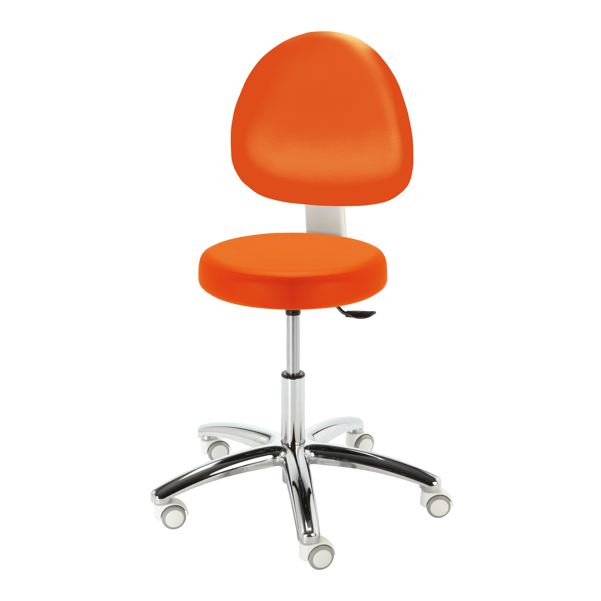 Arbeitsstuhl Monza L  Farbe Orange