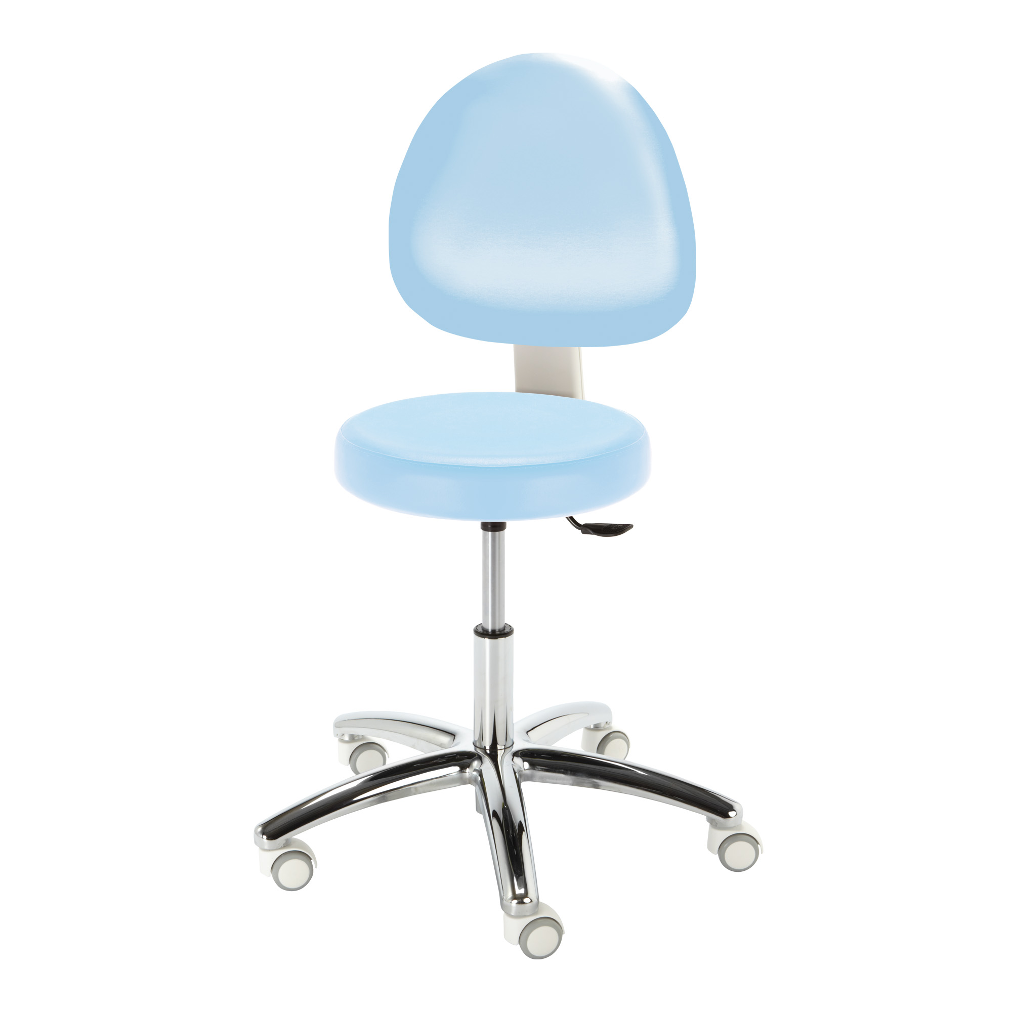 Arbeitsstuhl Monza L  Farbe himmelblau
