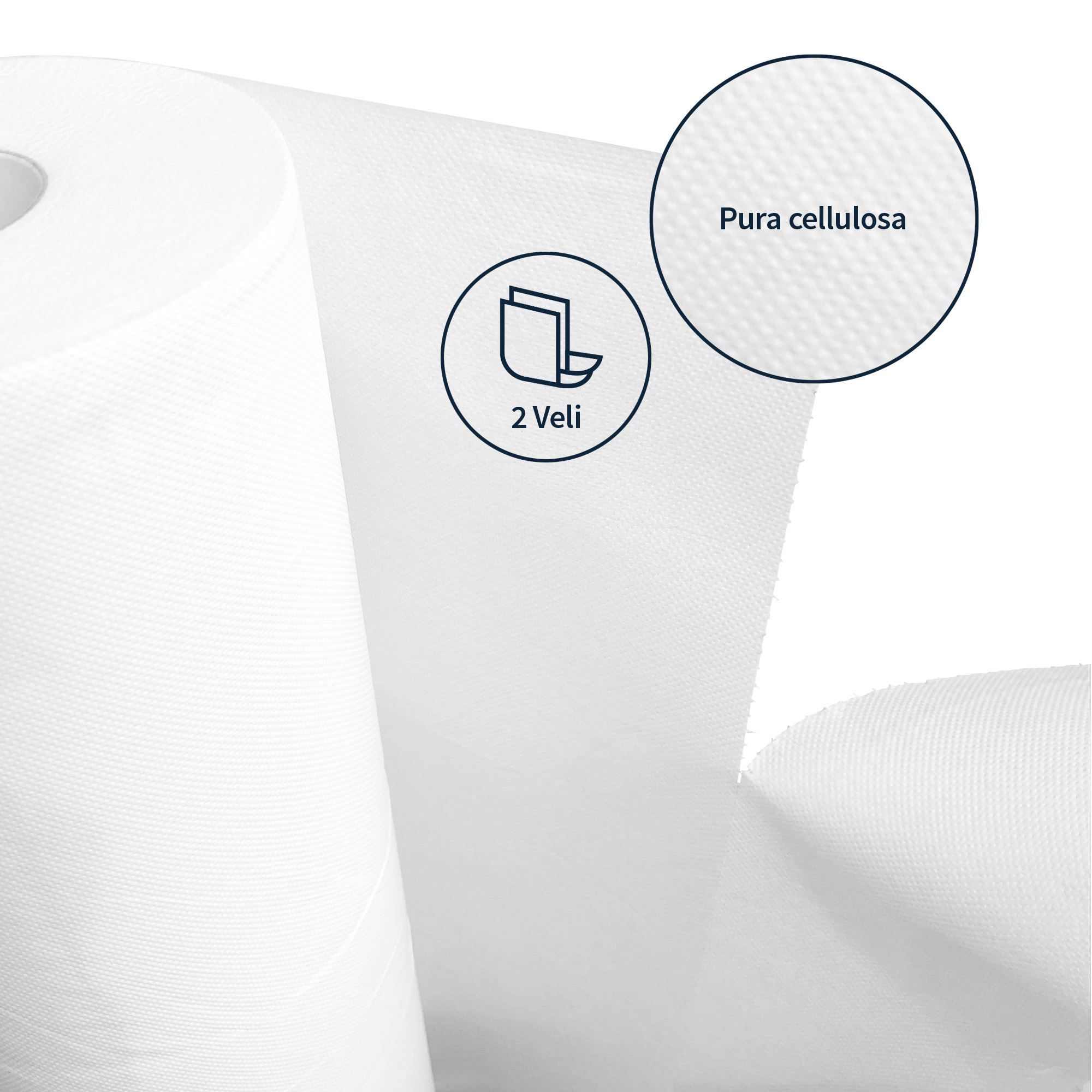 Drap pour table de soins en cellulose 60 cm x 55 m 6 pcs