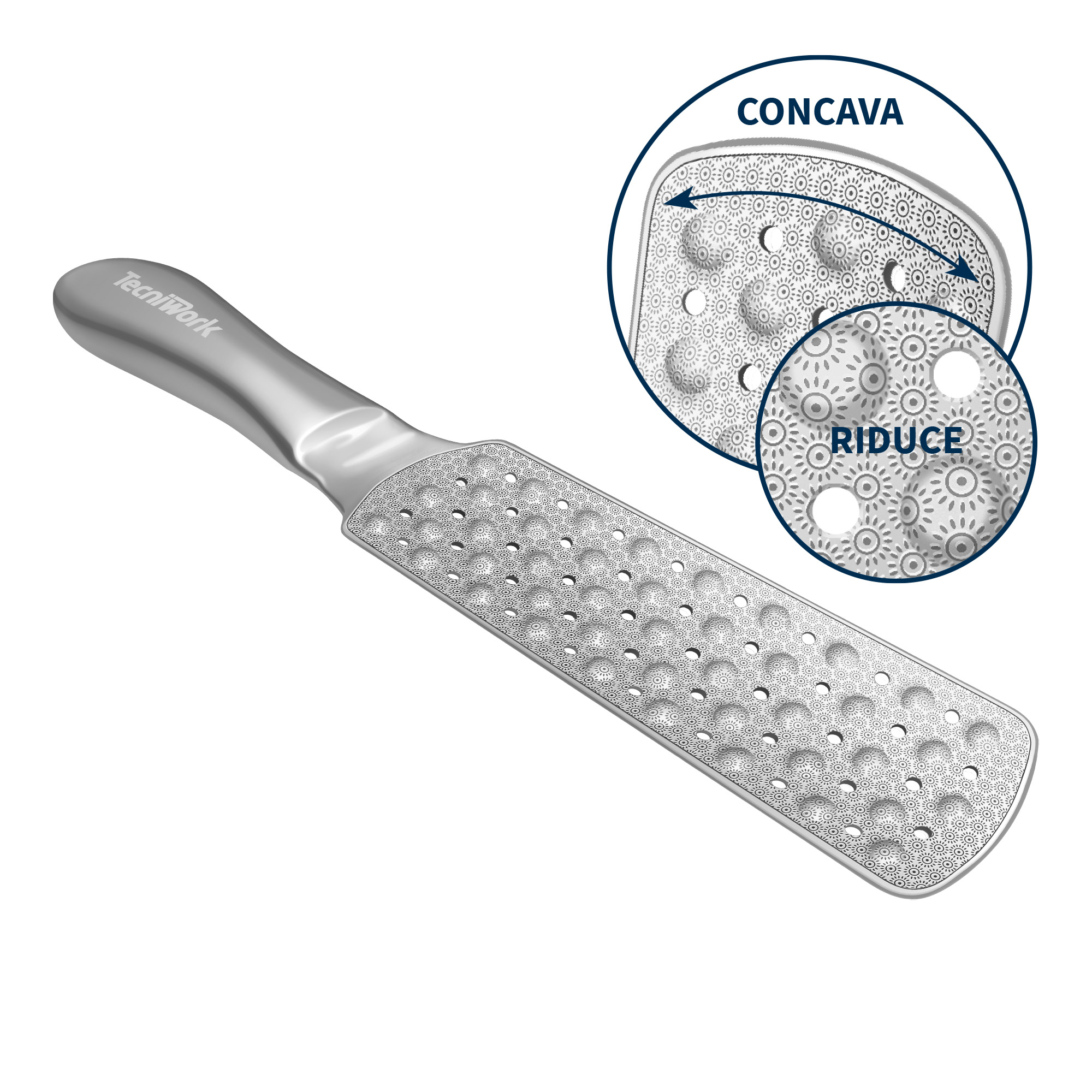 Callus Pro râpe pédicure en acier inox