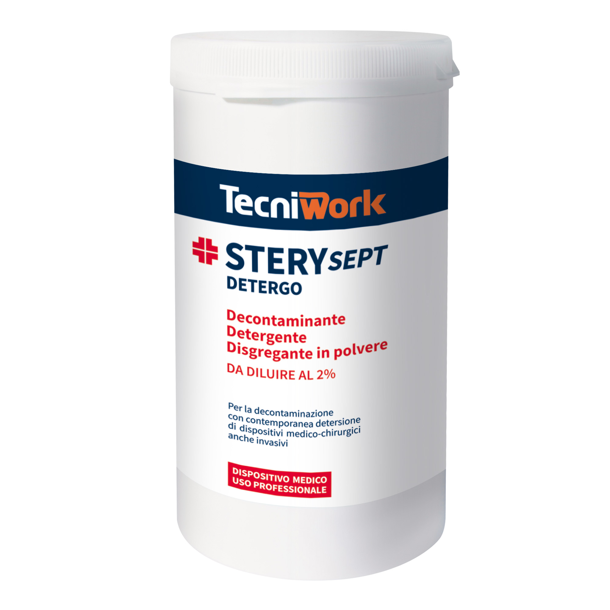 Cold decontaminant, disinfectant and steriliser for instruments with disintegrating enzymes Sterysept Detergo 1 kg