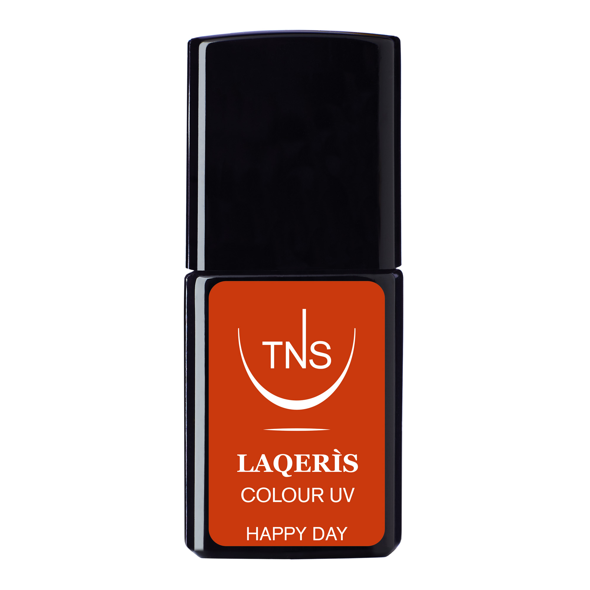 Semi-permanent nail polish dark orange Happy Day 10 ml Laqerìs TNS
