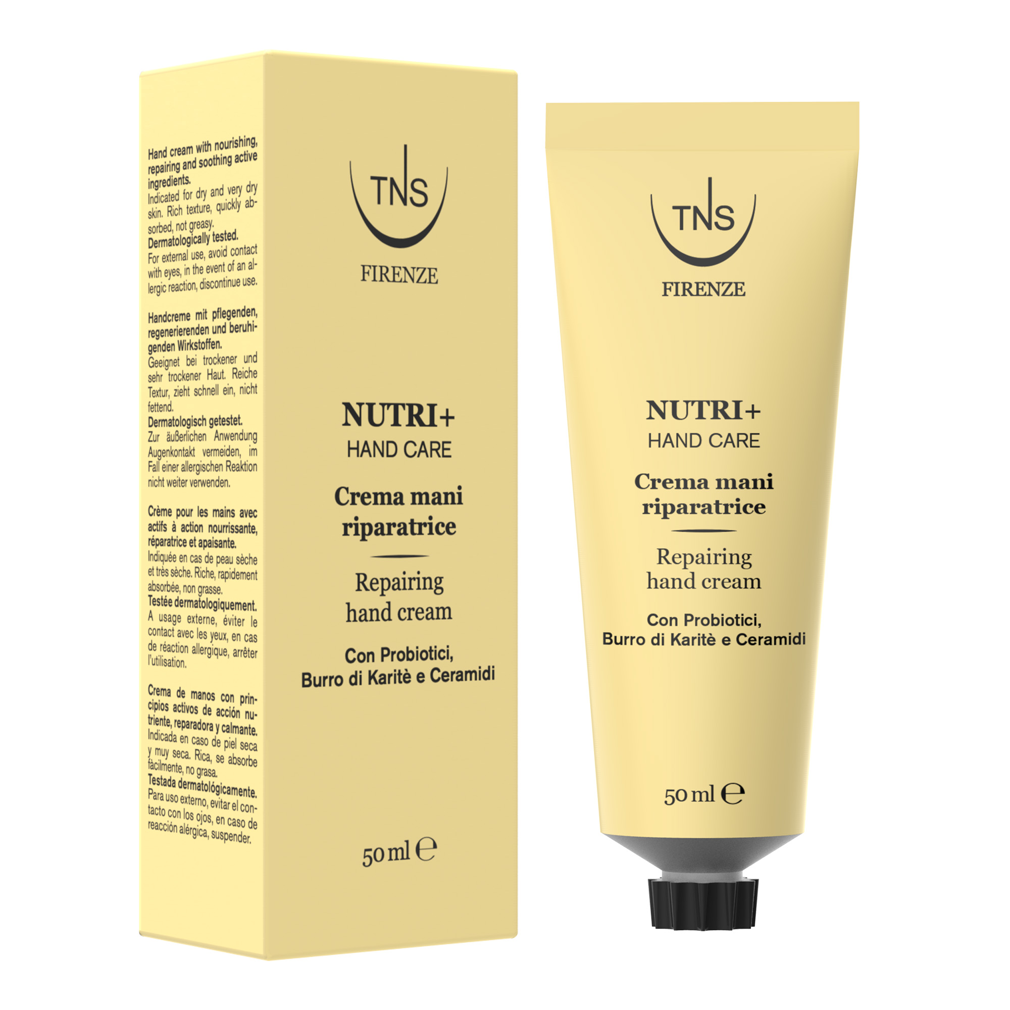 Crema mani nutriente riparatrice Nutri+ TNS 50 ml