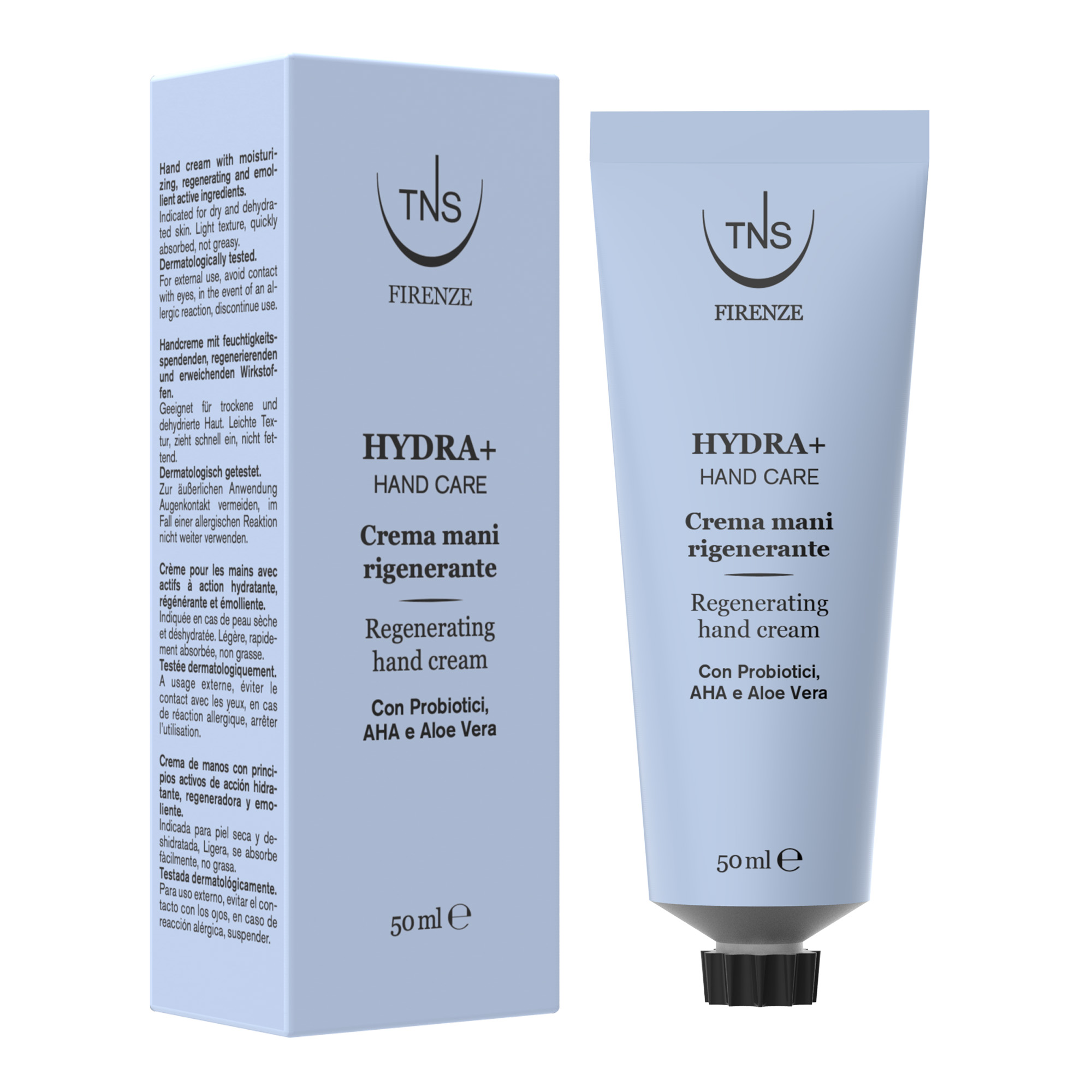 Crème régénérante pour les mains Hydra+ TNS 50 ml