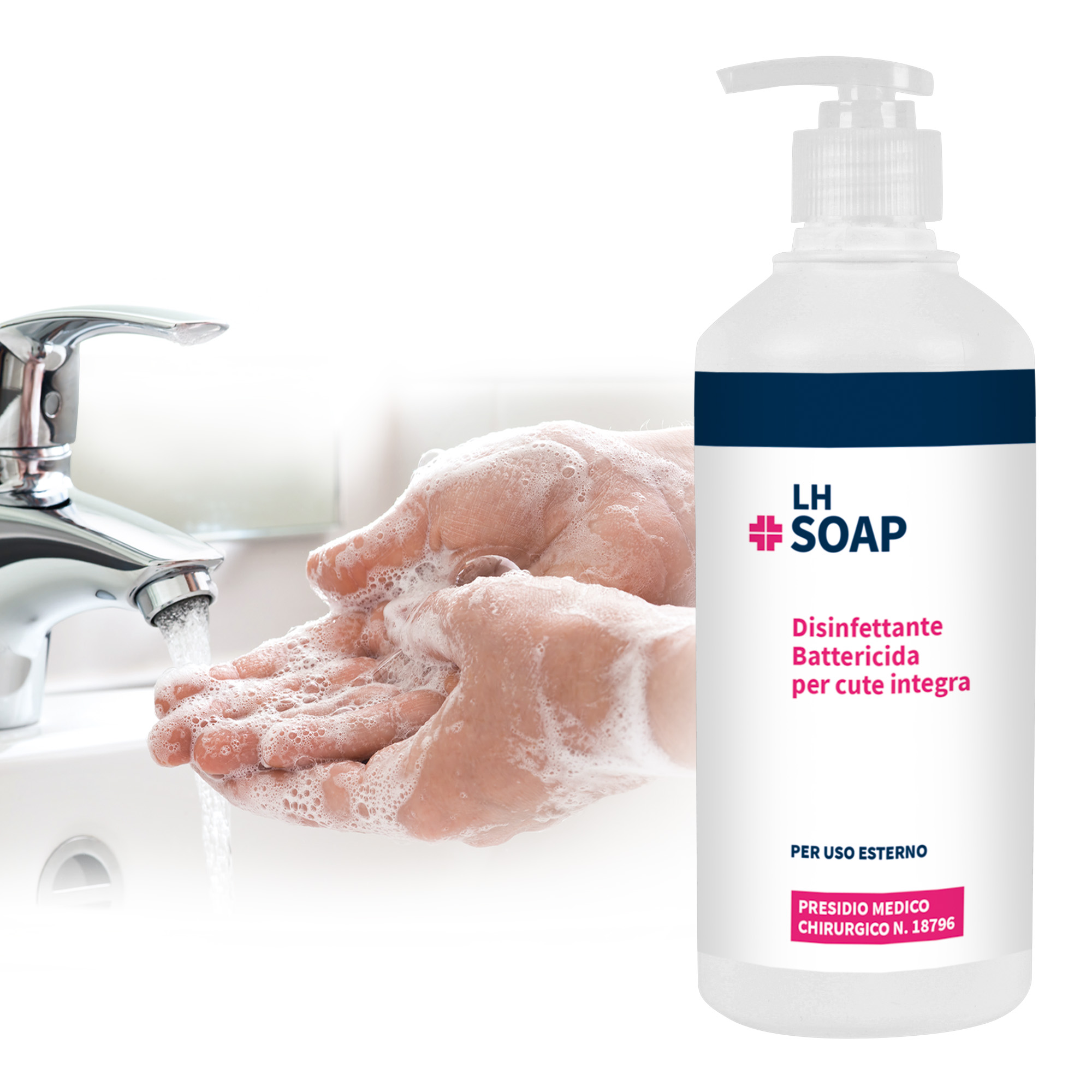 Detergente disinfettante per mani LH Soap 500 ml