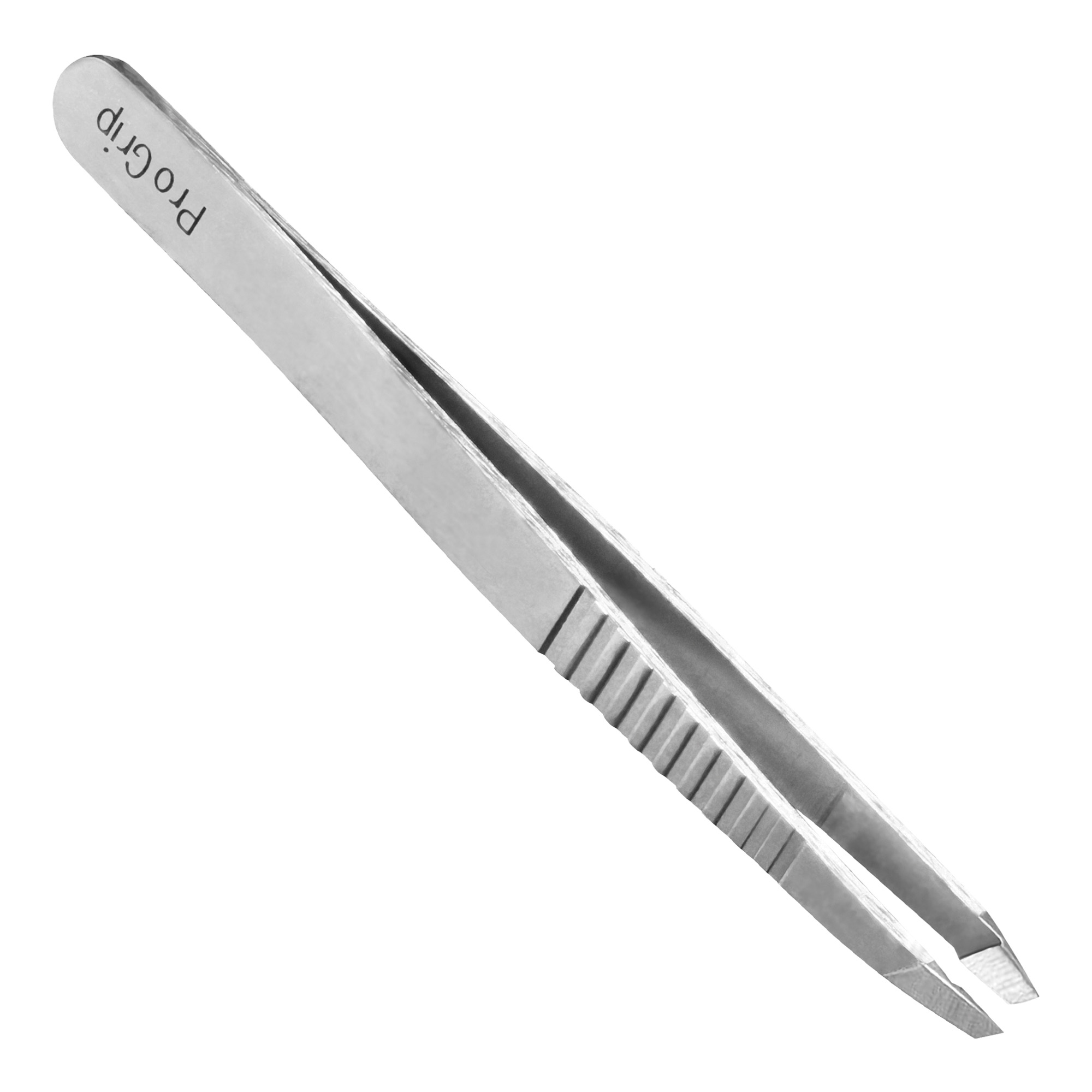 Rubis Pro-Grip Stainless Steel Tweezers with slant tip