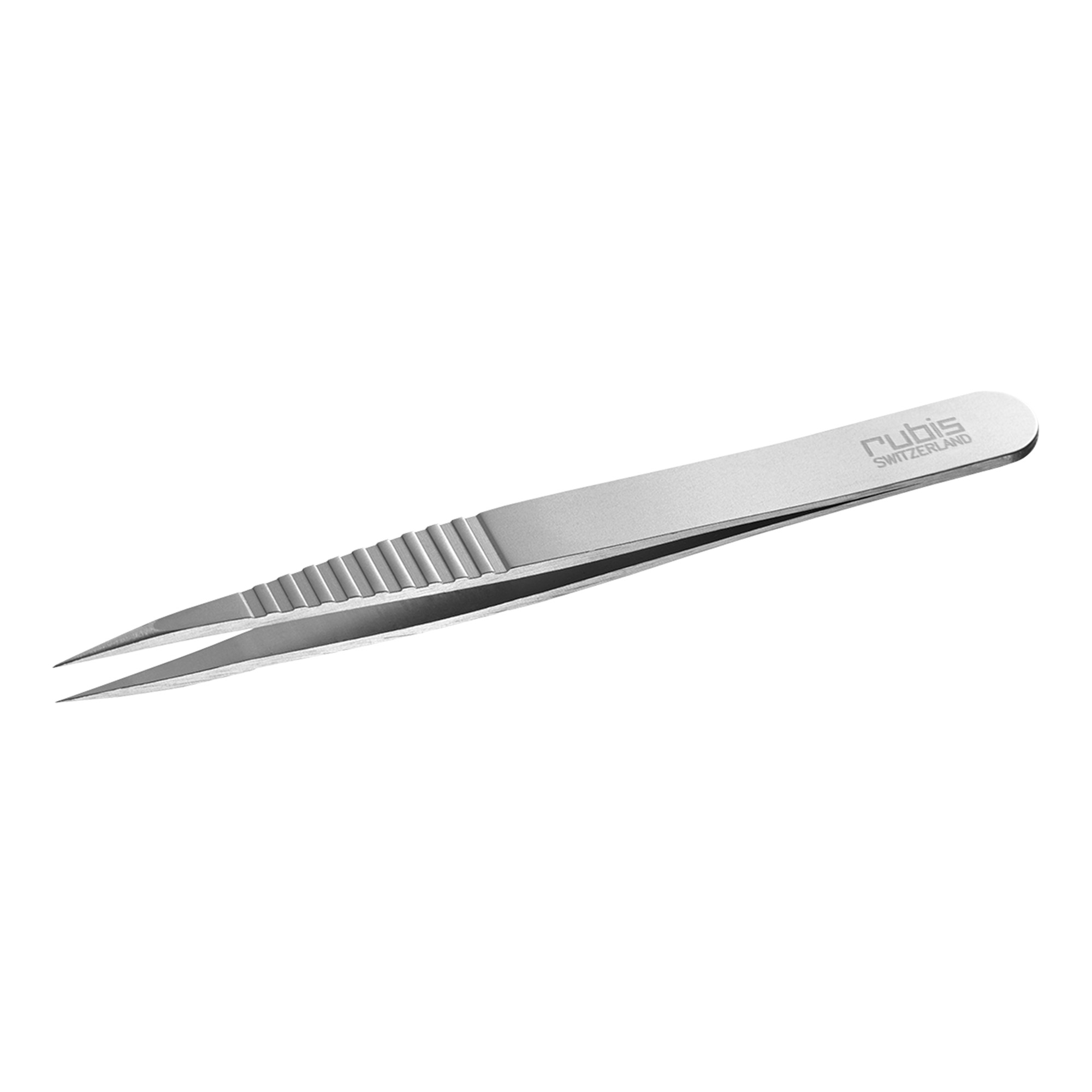 Rubis Pro-Grip Stainless Steel Tweezers with pointed tip