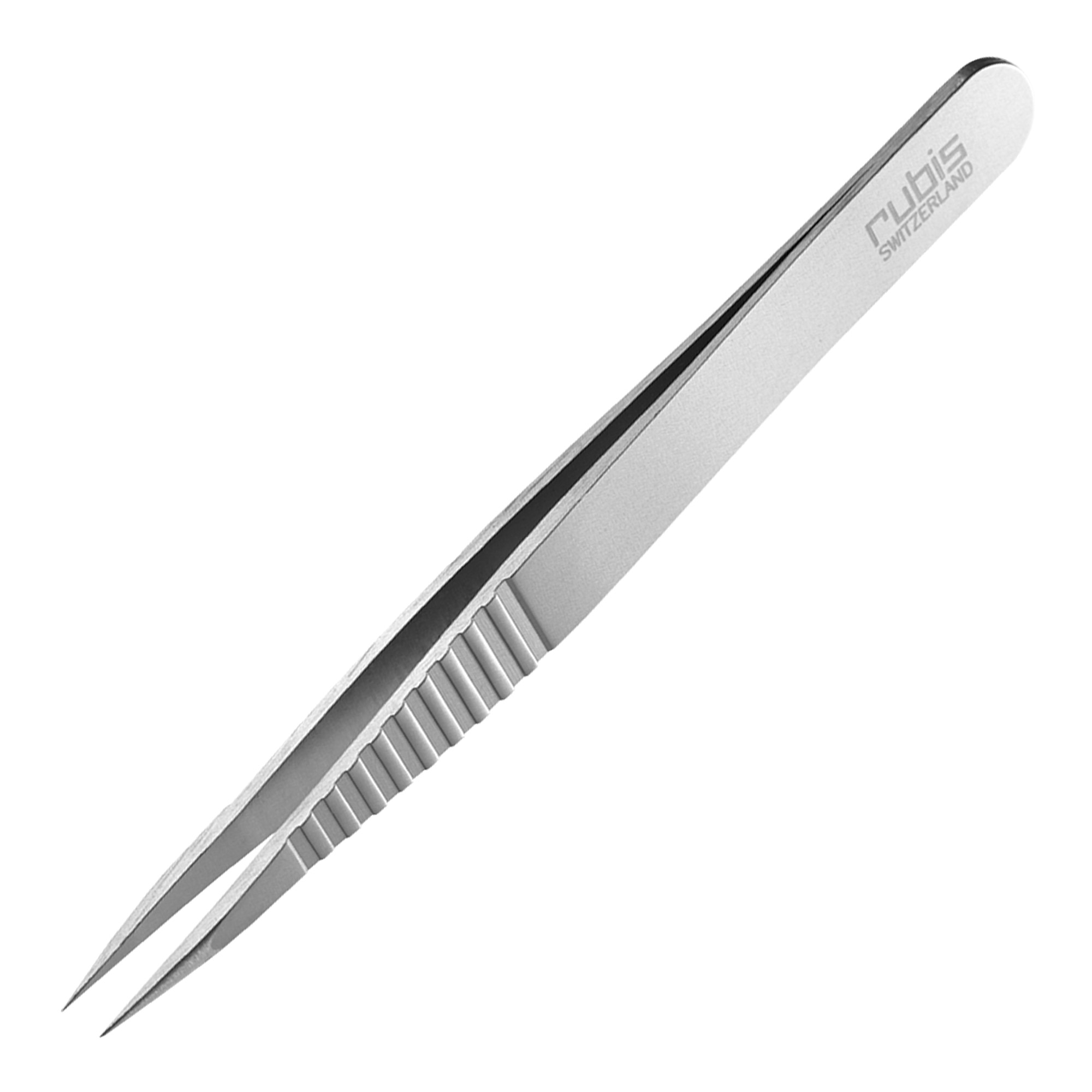 Rubis Pro-Grip Stainless Steel Tweezers with pointed tip