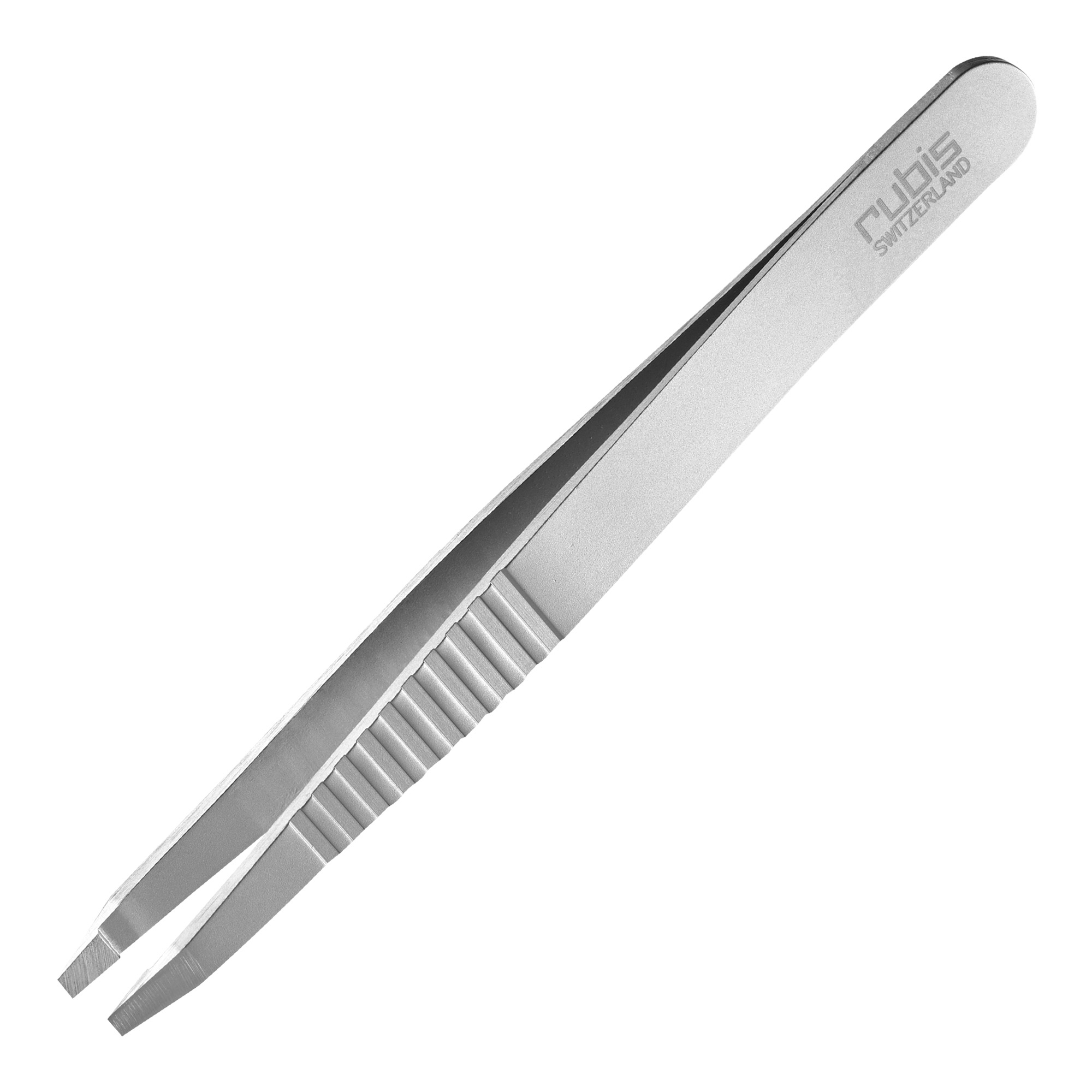 Rubis Pro-Grip Edelstahlpinzette mit gerader Spitze