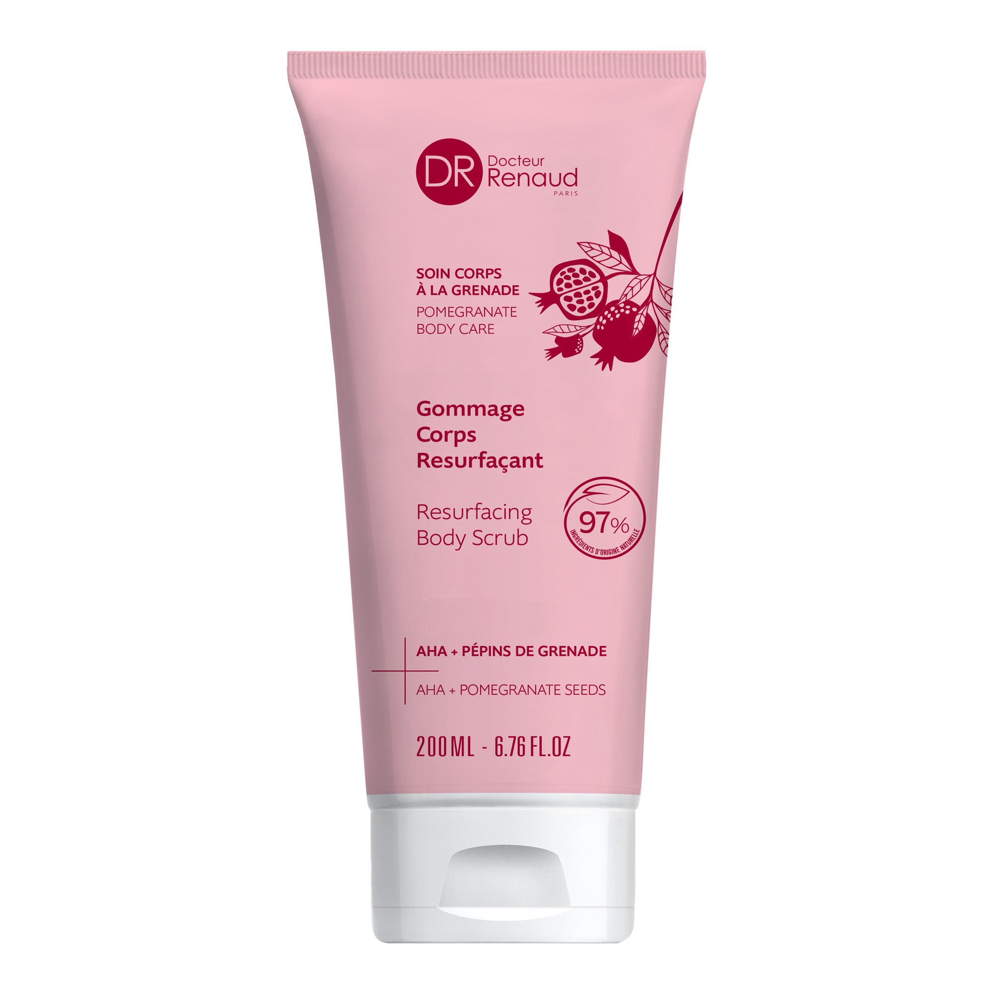 Scrub corpo esfoliante e ristrutturante alla Melagrana 200 ml