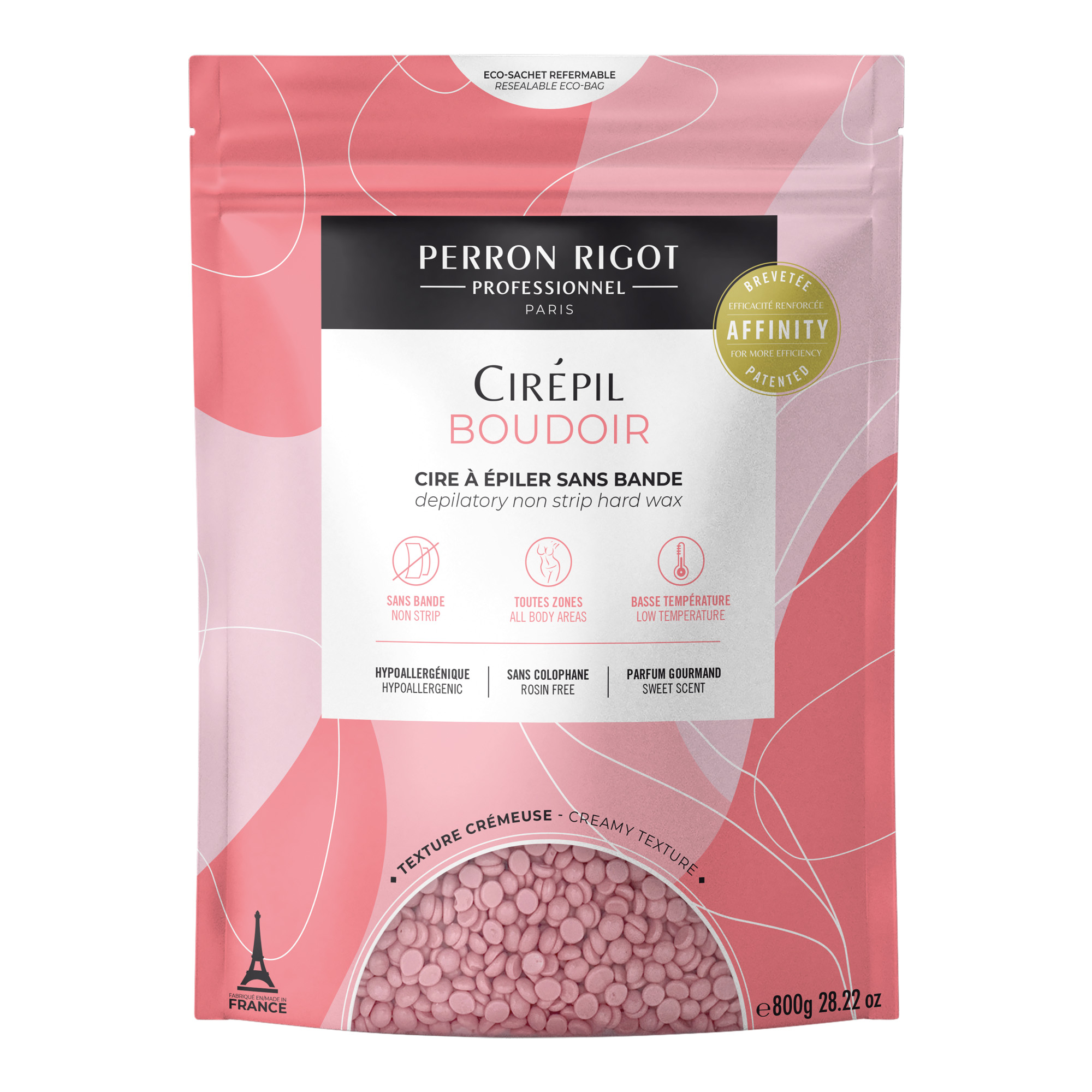 Cire en perles sans bandes pour peau sensible Boudoir 800 g