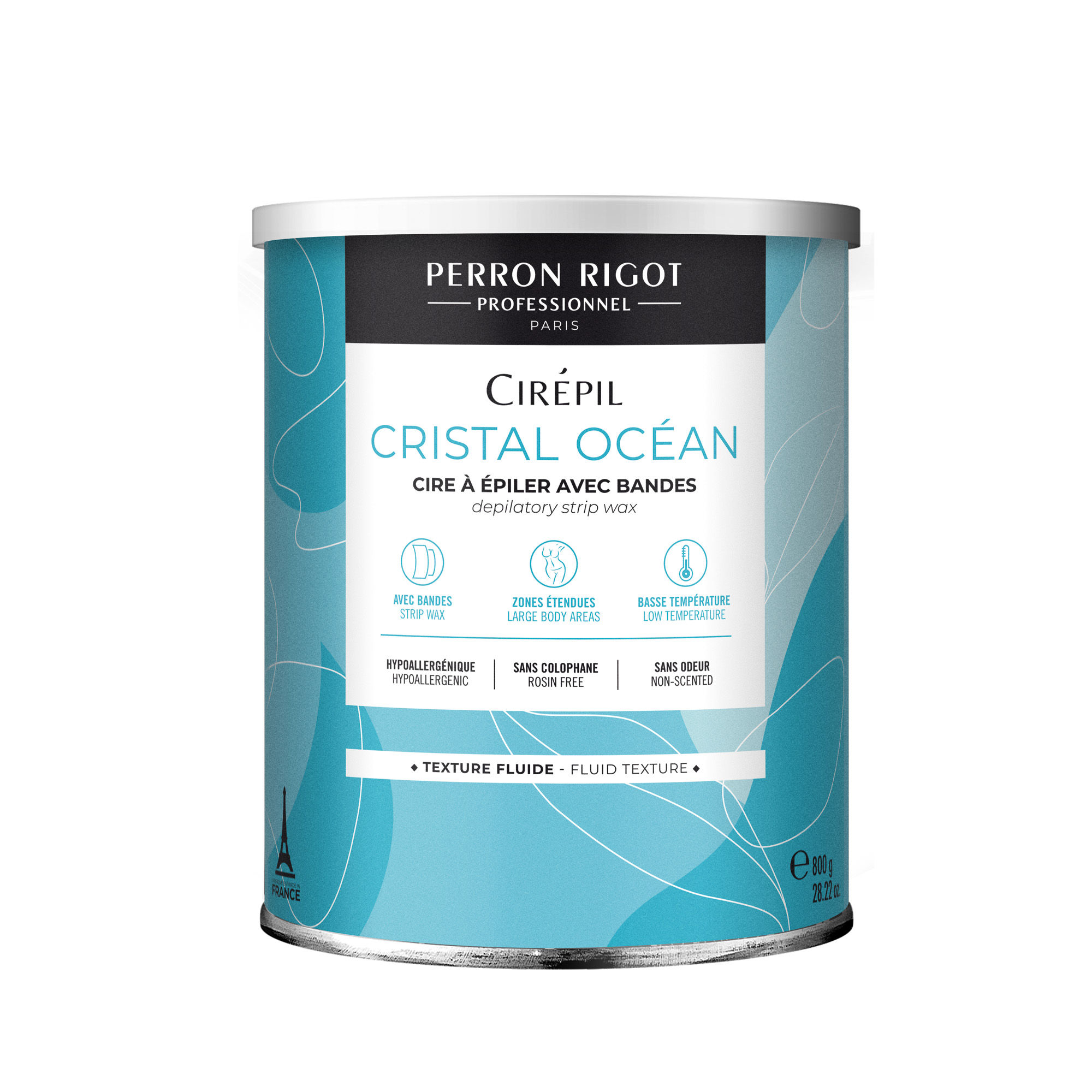 Cera epilatoria ipoallergenica senza profumazione Cristal Ocean 800 g