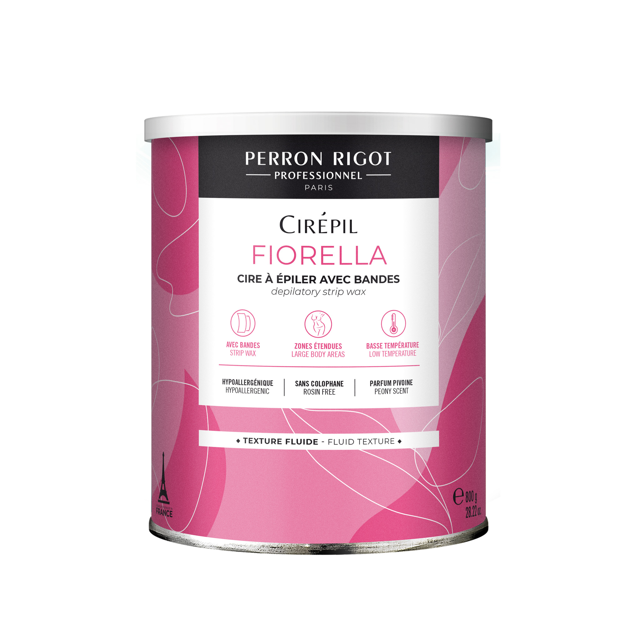 Cirepil Fiorella 800 g - Hypoallergenes Wachs mit Vliesstreifen