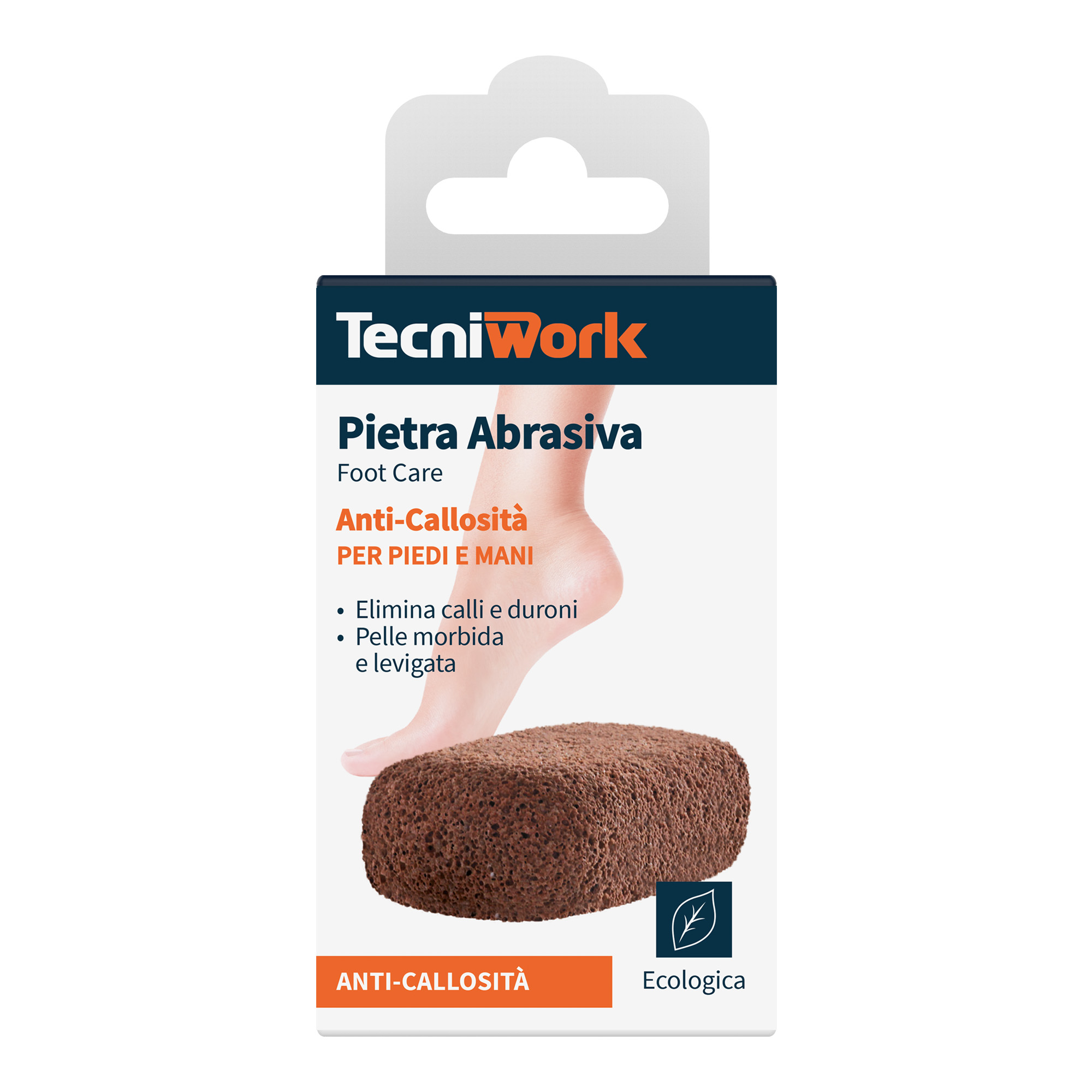 Pierre abrasive anti-calcaire pour pieds 1 pc