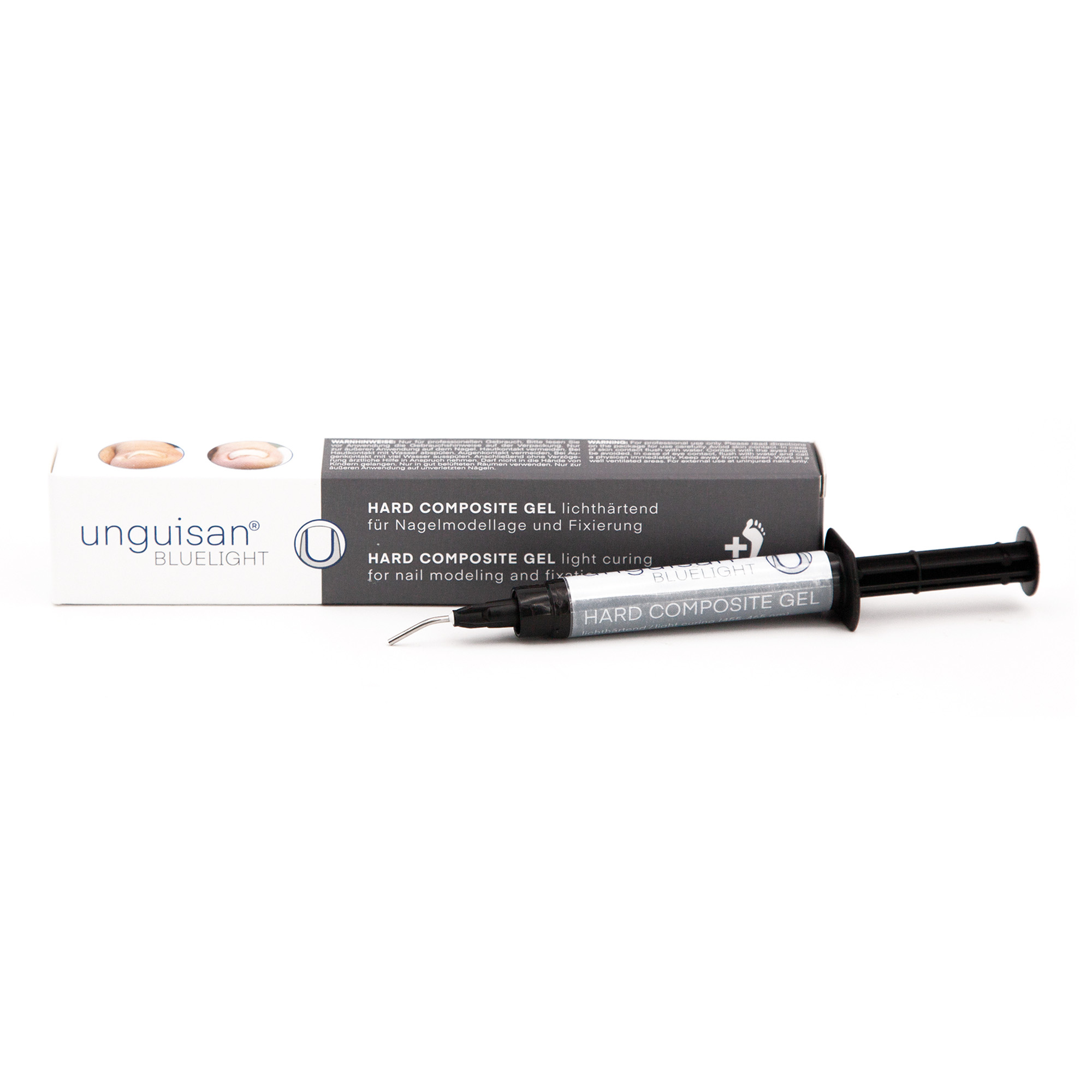 UNGUISAN® Hard Composite Lichthärtendes UV-Gel in Spritzenapplikator 3 ml 1 Stk.