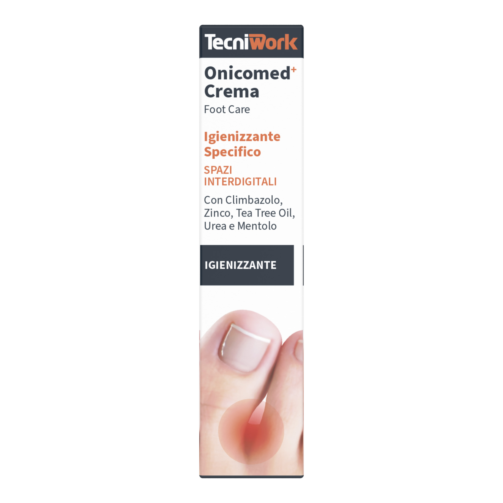 Crème assainissante pour les espaces interdigitaux et les ongles des pieds Onicomed 30 ml