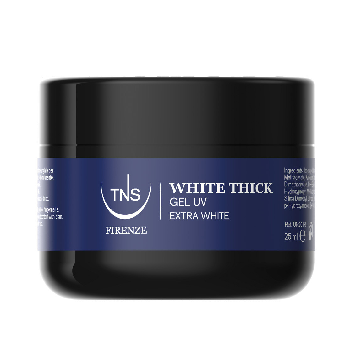 TNS White Thick extra white UV-Gel für Nagelverlängerung 25 ml