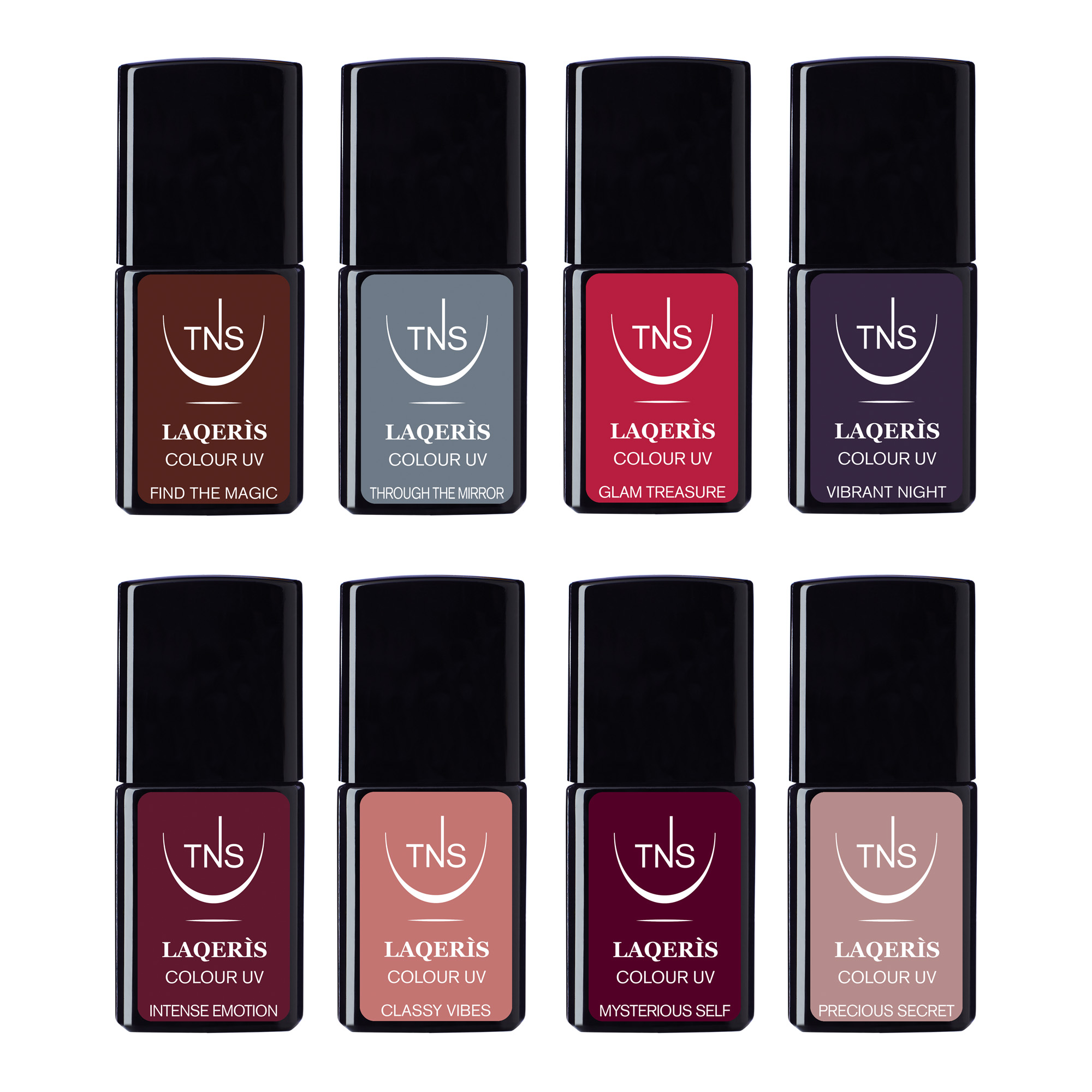 Collezione Glam Treasure Autunno/Inverno 2023-24 Laqerìs semipermanenti e Smalti TNS 16 pz