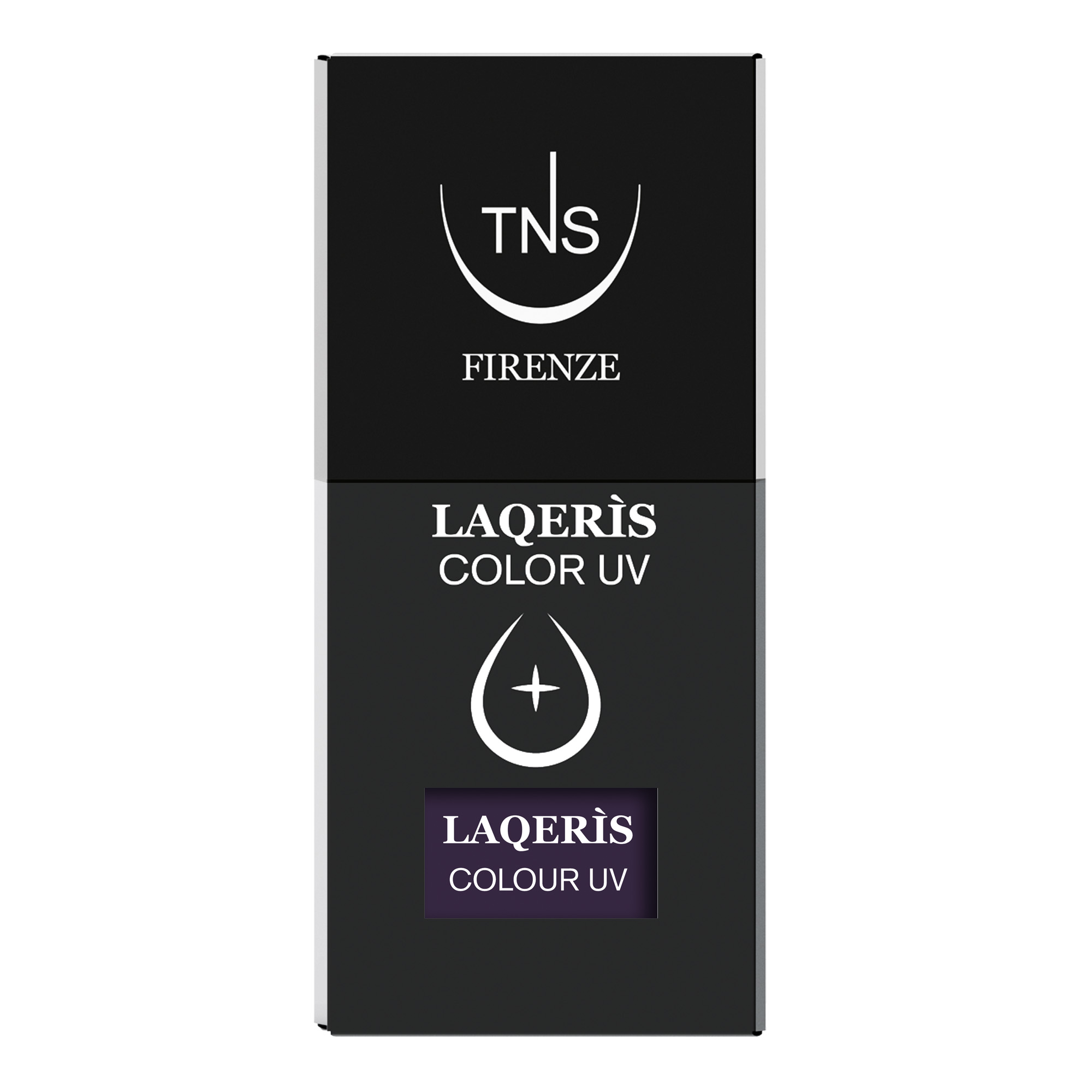 Vernis à ongles semi-permanent violet foncé Vibrant Night 10 ml Laqerìs TNS