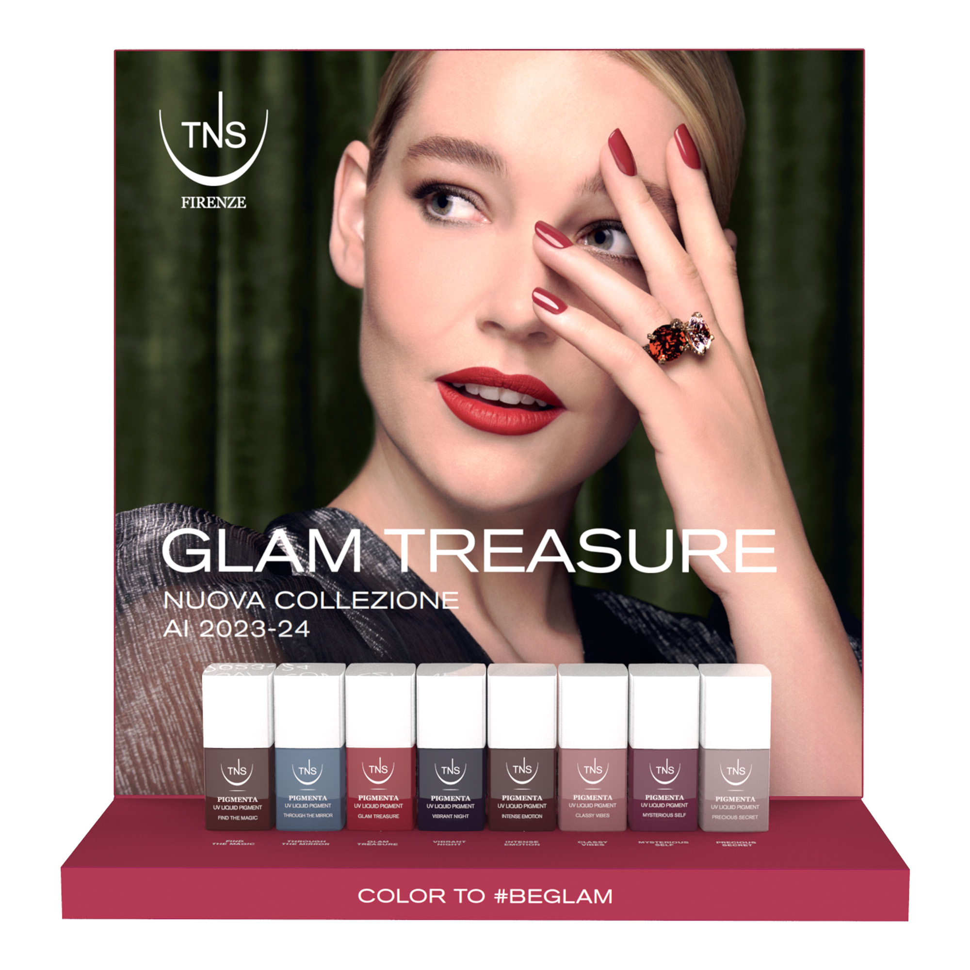 Glam Treasure Kollektion Herbst/Winter 2023-24 Pigmenta TNS 8 Stück