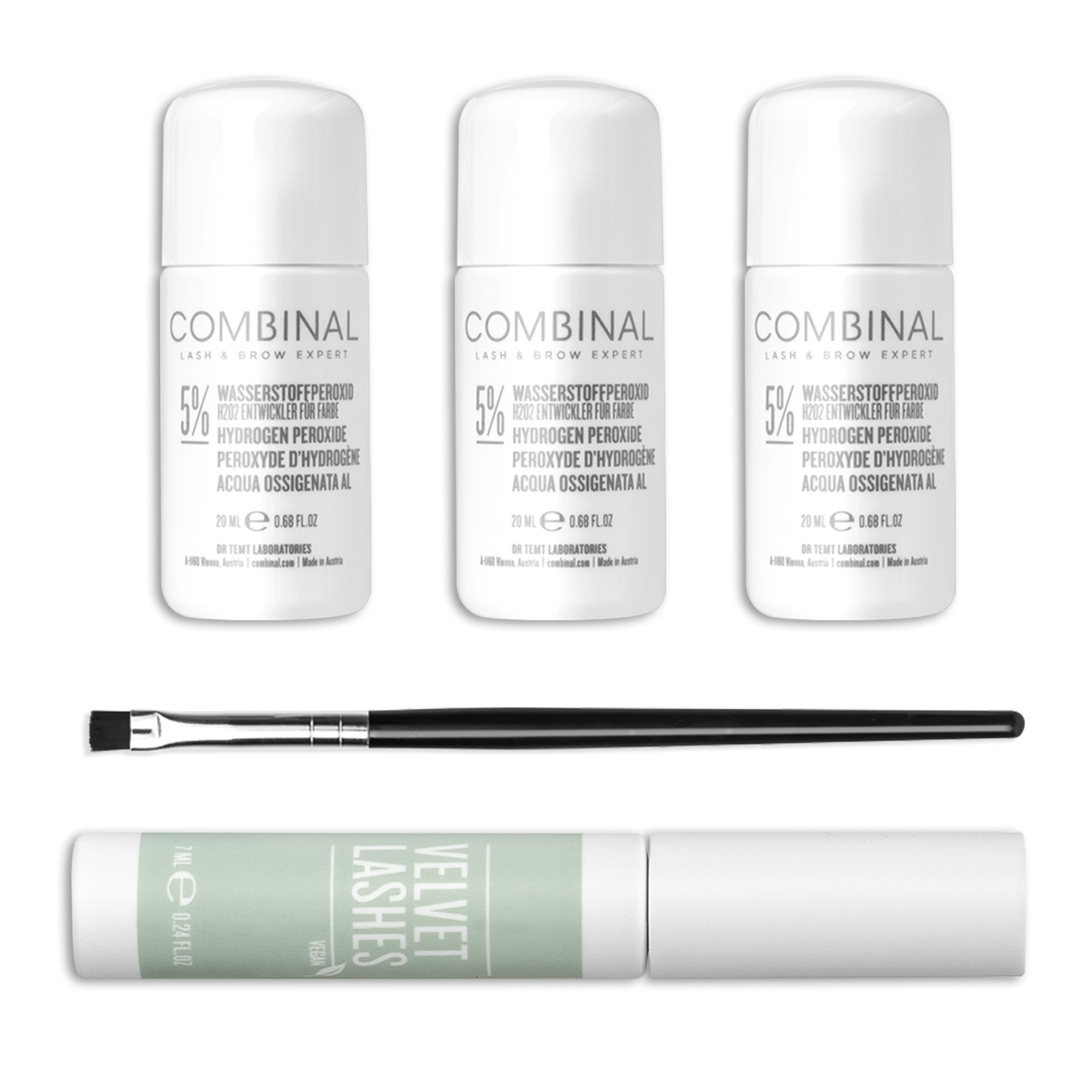 Professional eyelash and eyebrow tinting starter kit