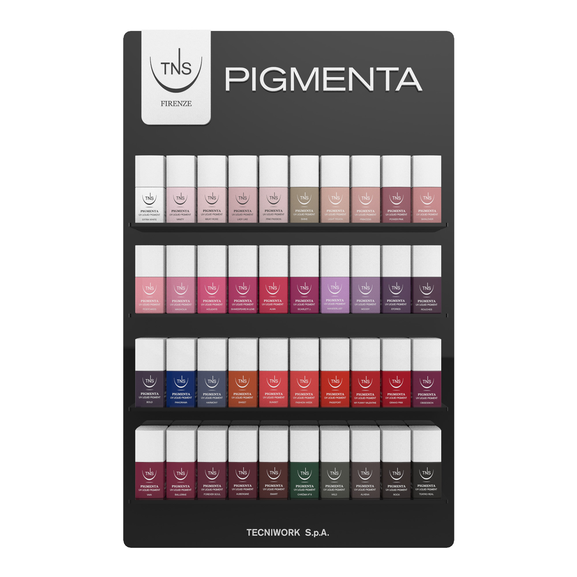 Komplettes Set mit UV-Flüssigpigment Pigmenta und TNS Powerled Lampe