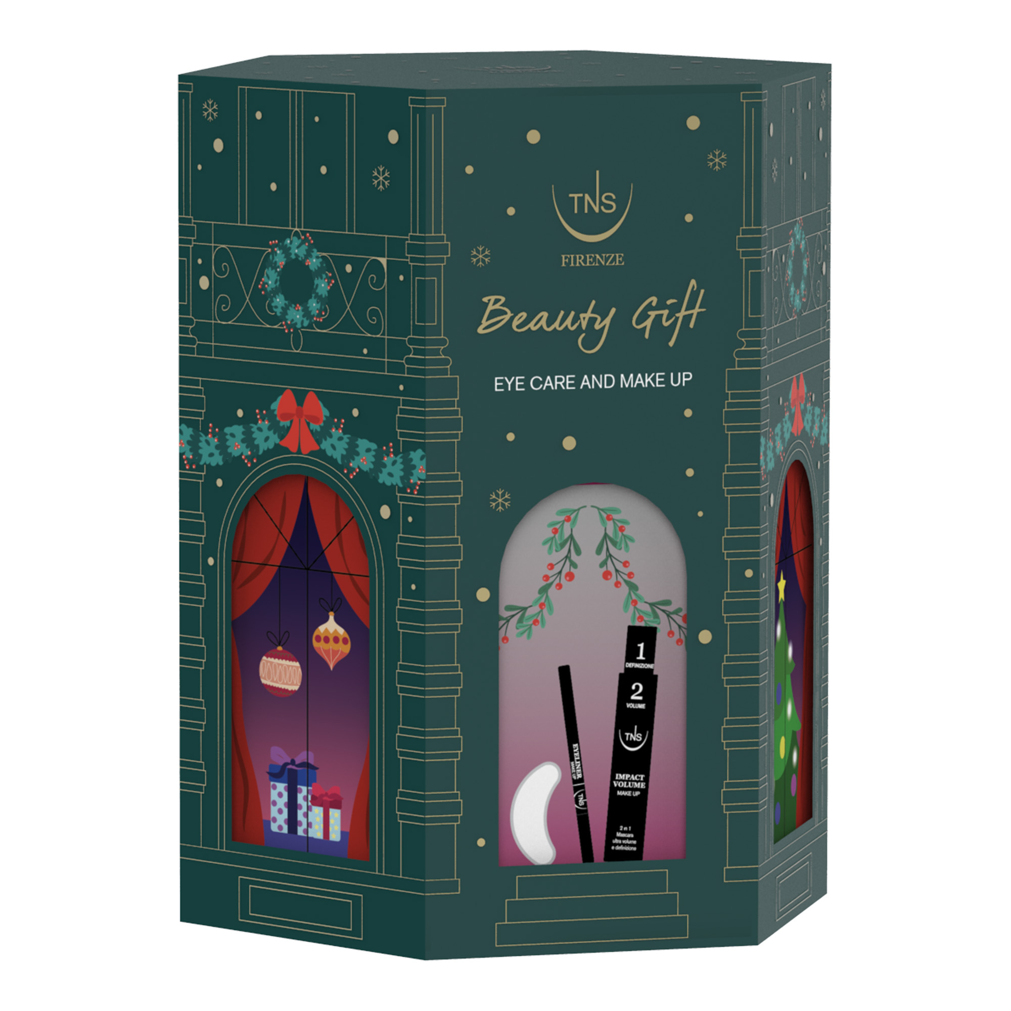 TNS Christmas Beauty Gift Set mit Eyeliner, Mascara und Augenkontur-Patch