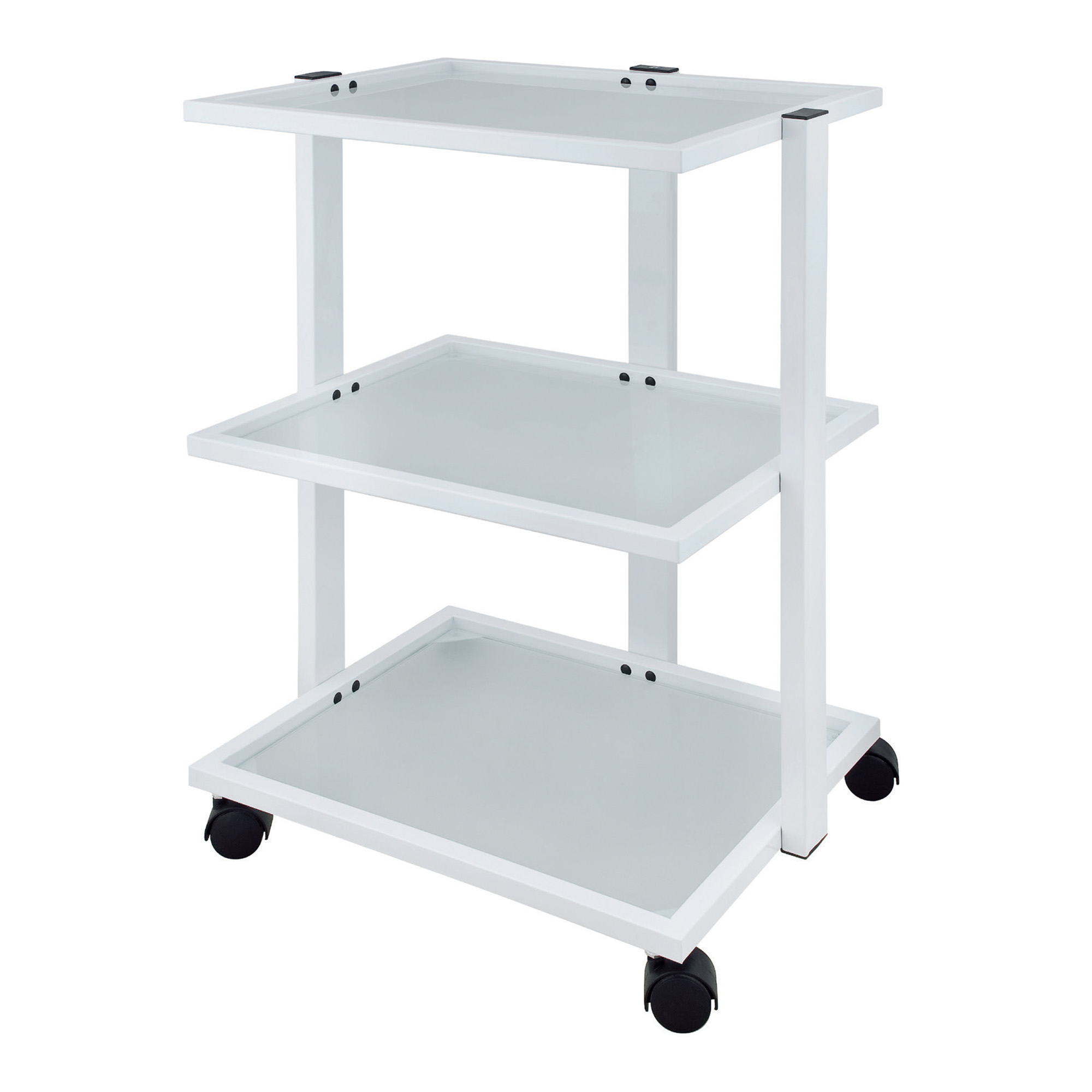 Professional furniture trolley for beauty salon 3 shelves