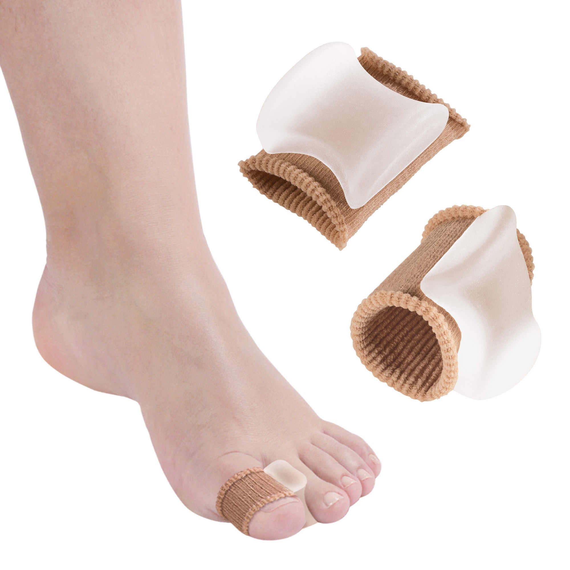 Tecniwork Polymer Gel and fabric toe separator ring