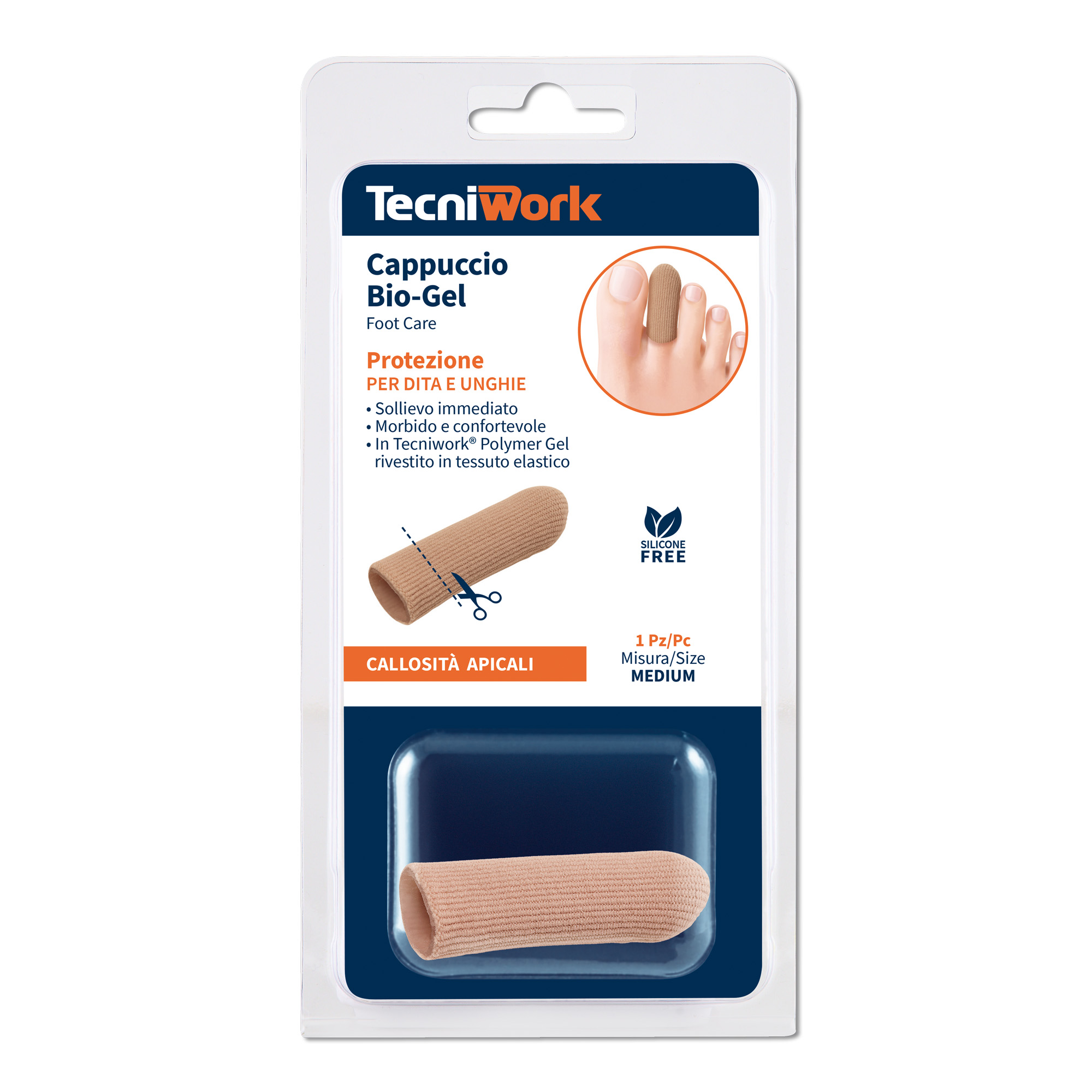 Tecniwork Embout en tissu gel polymère Bio-Gel taille Medium 1 pc