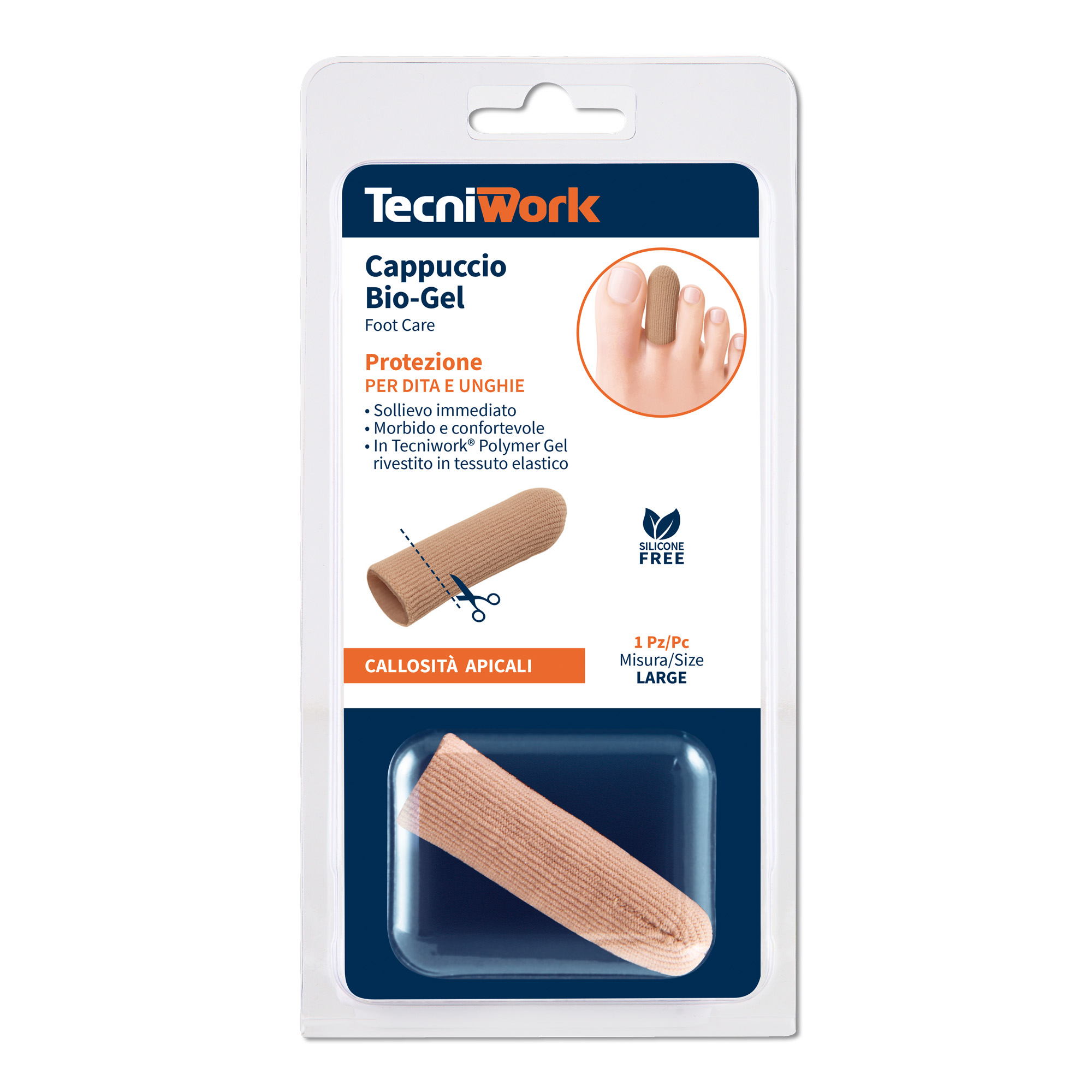 Tecniwork Embout en tissu de gel polymère Bio-Gel taille Large 1 pc