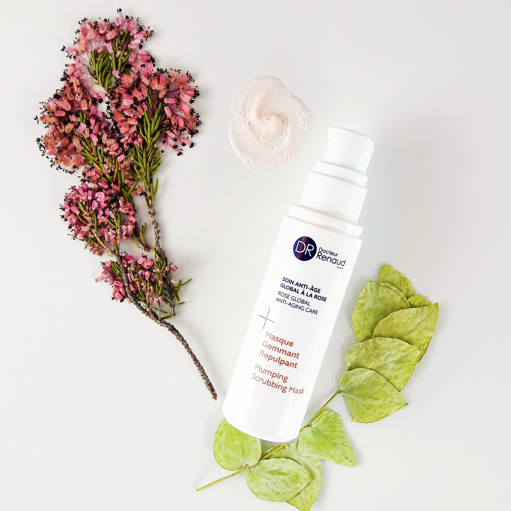 Masque exfoliant raffermissant et oxygénant à la rose 100 ml