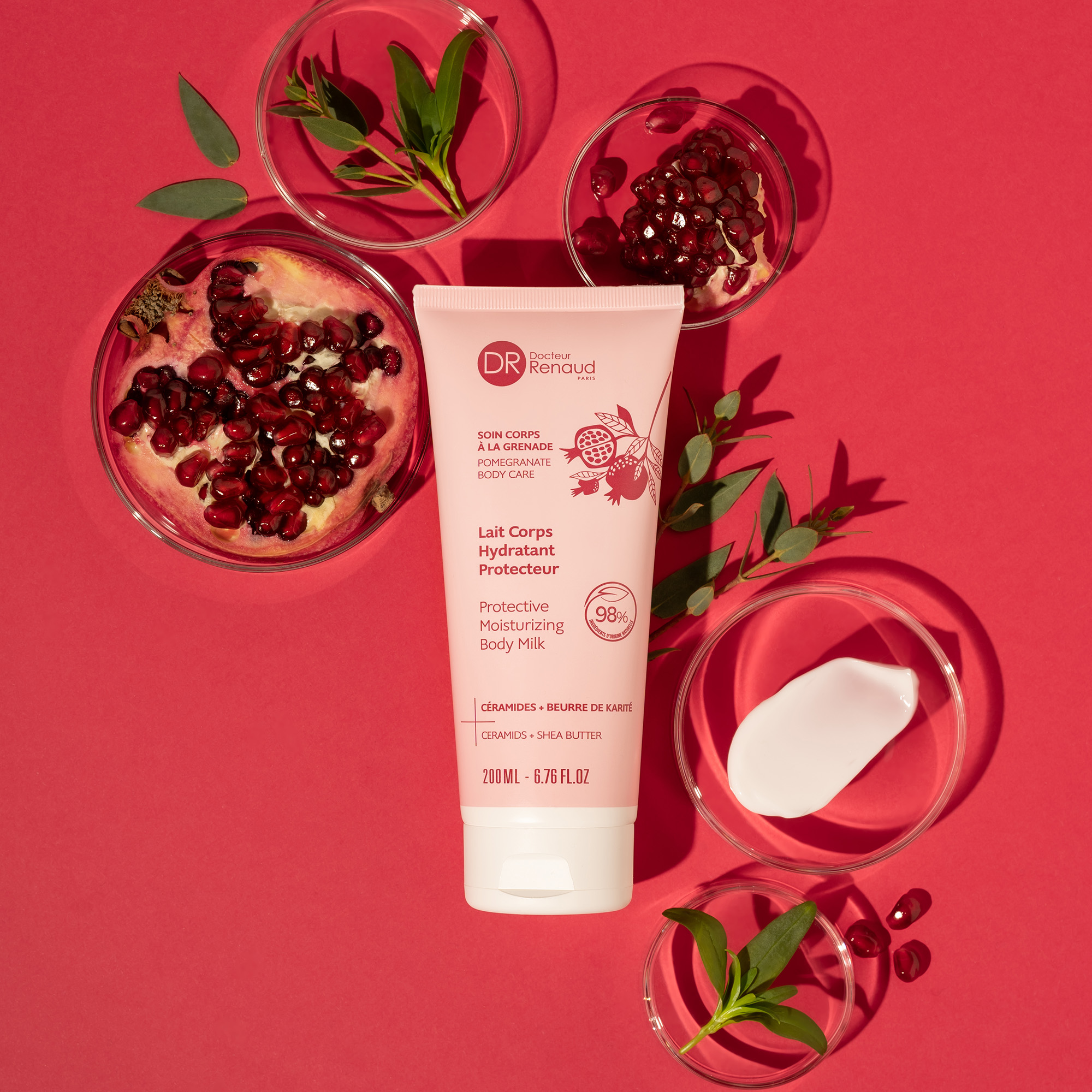 Moisturising and protective Pomegranate Body Milk 200 ml