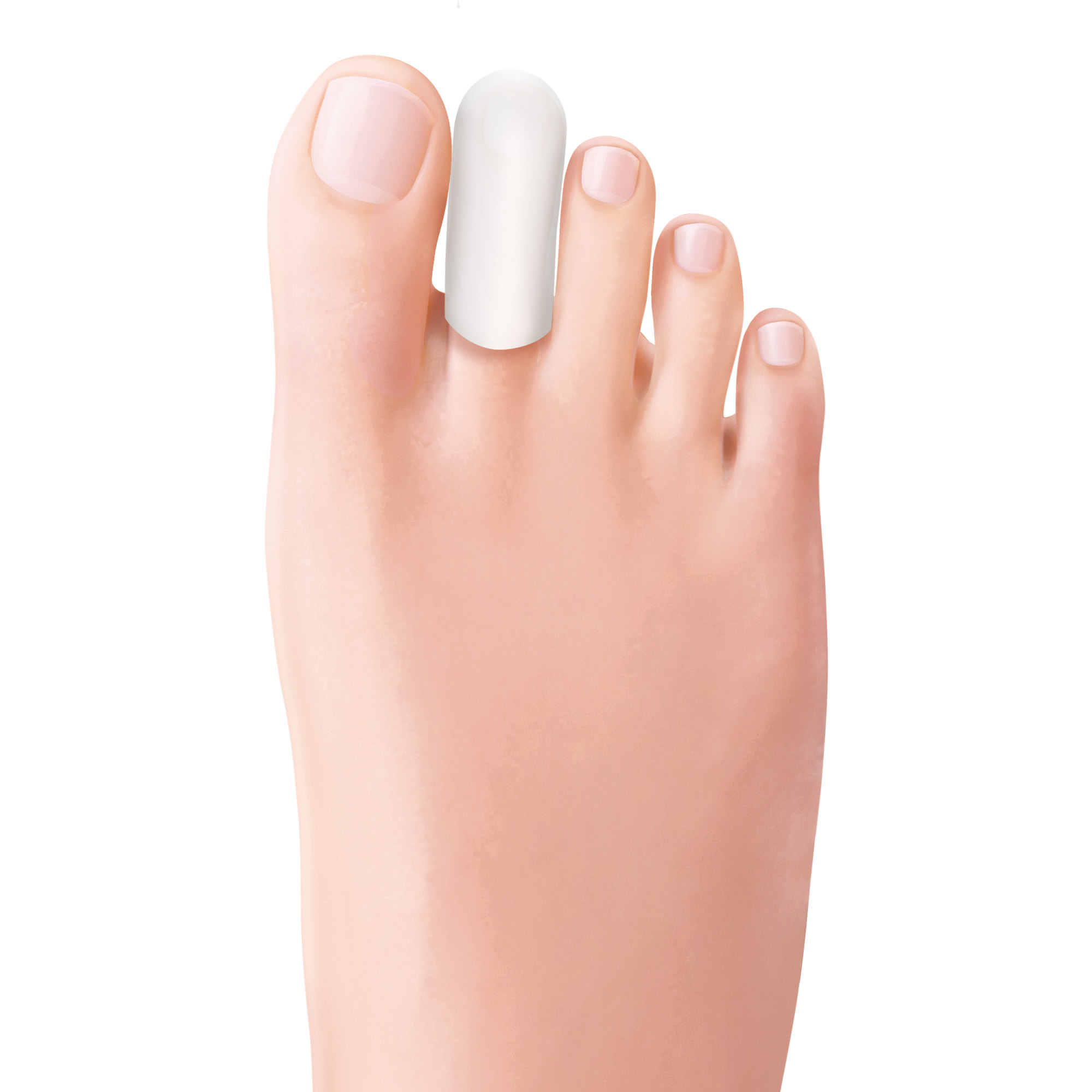Bio-Gel toe protector made of transparent Tecniwork® Polymer Gel