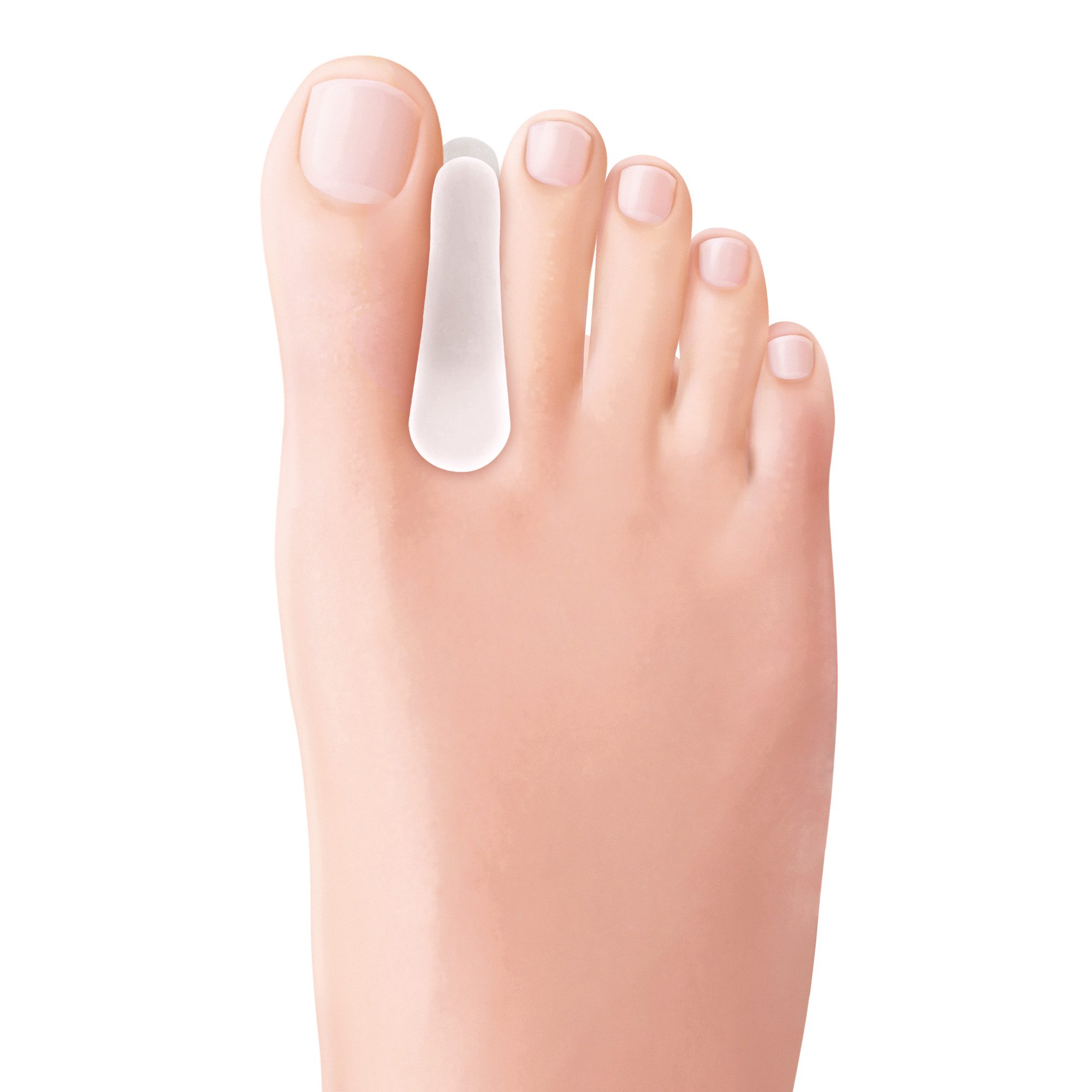 Gel toe separator in Tecniwork® Polymer Gel